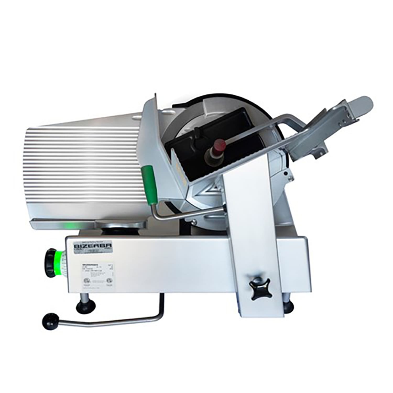 Bizerba GSP H I 90-K12 Manual Meat & Cheese Commercial Slicer w/ 13 Blade - Belt Driven, 1/2 hp, 120 V