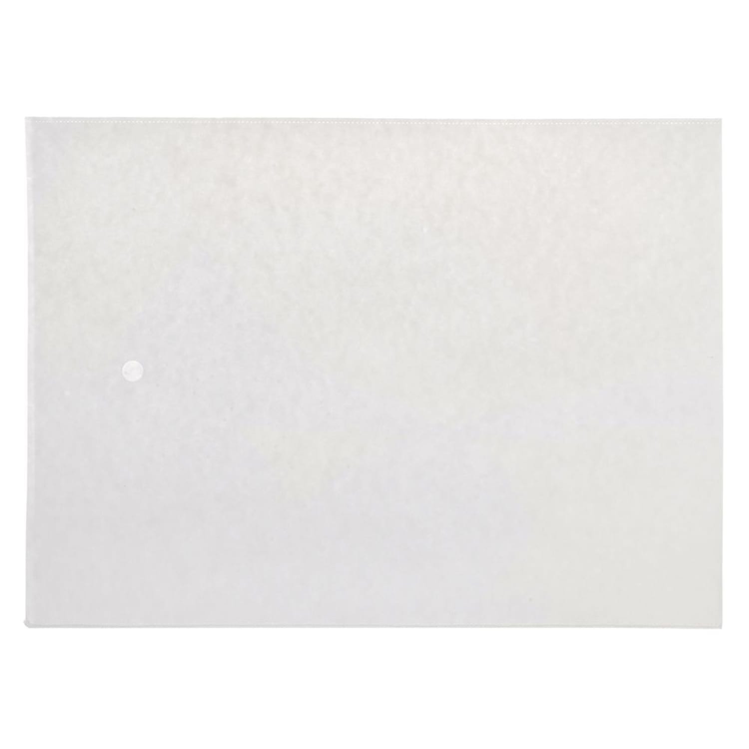 Cellucap Manufacturing D1722E4 Rectangular Filter Envelopes - 22 1/2 x 16 3/4, Flat Sheet, Hold on one side, White, Case of 100