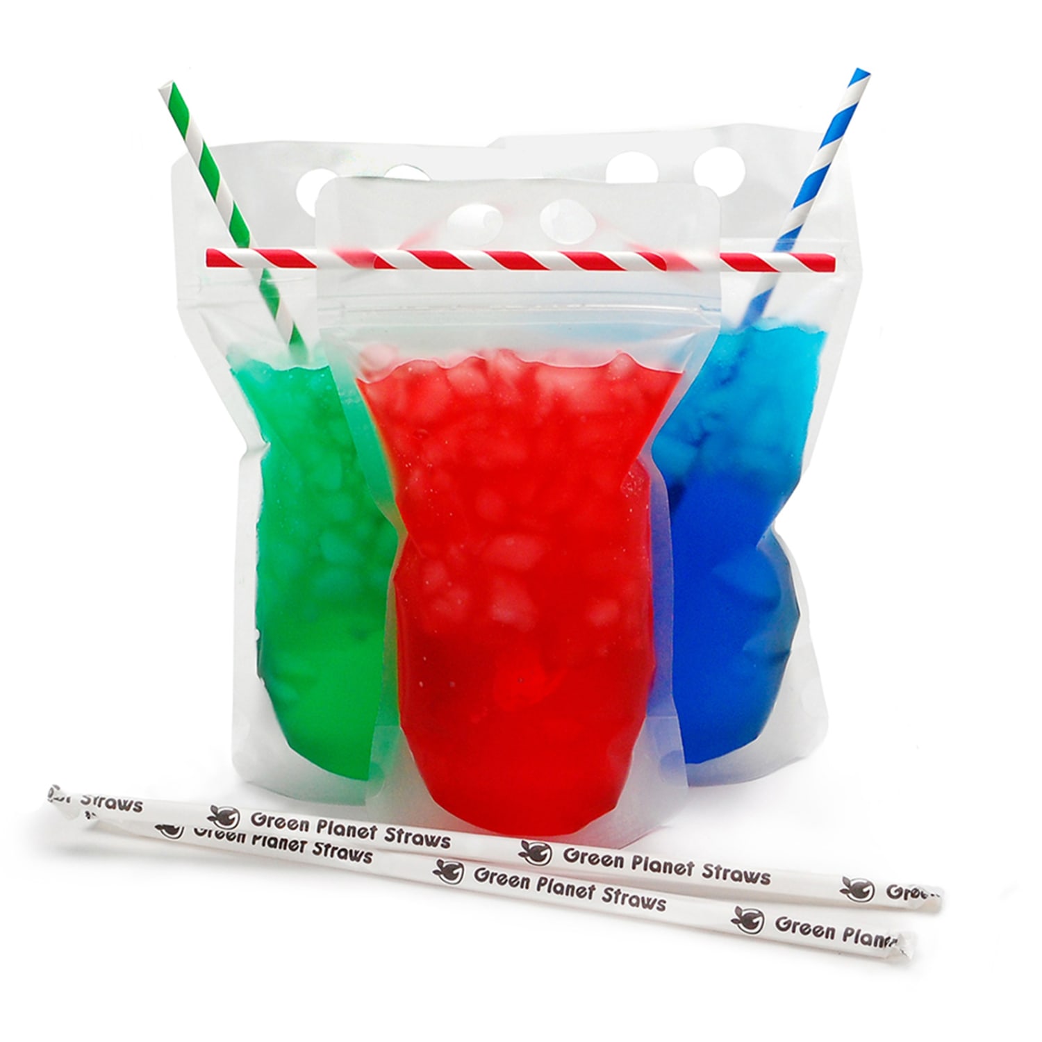 LK Packaging DTG593 16 oz Resealable Beverage To-Go Zipper Pouch - 5 x 9, Plastic, Clear, 16 Ounce, 3.6 mil, Case of 1000