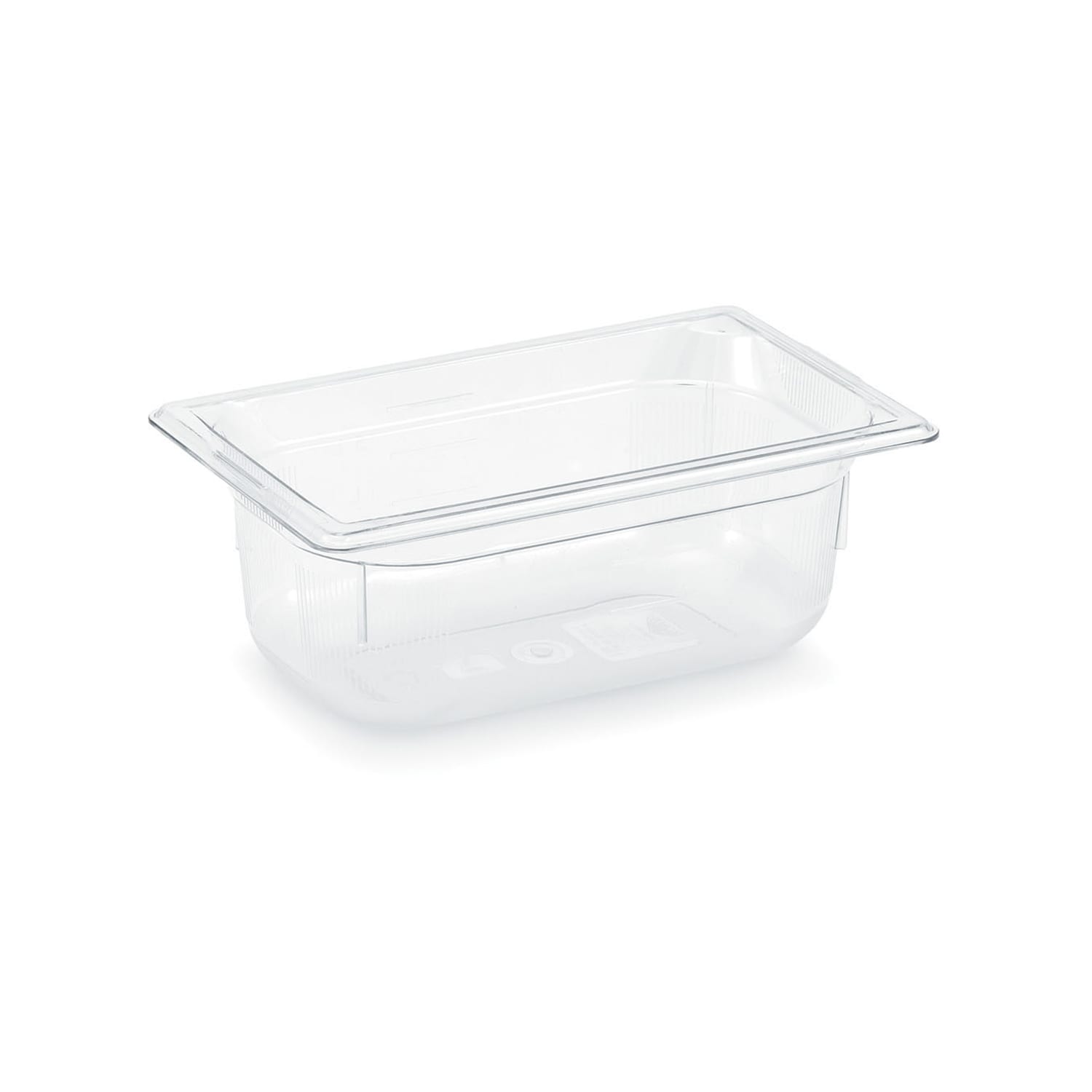 Vollrath 8042410 2 1/2D Quarter Size Food Pan, Clear, Pack of 6
