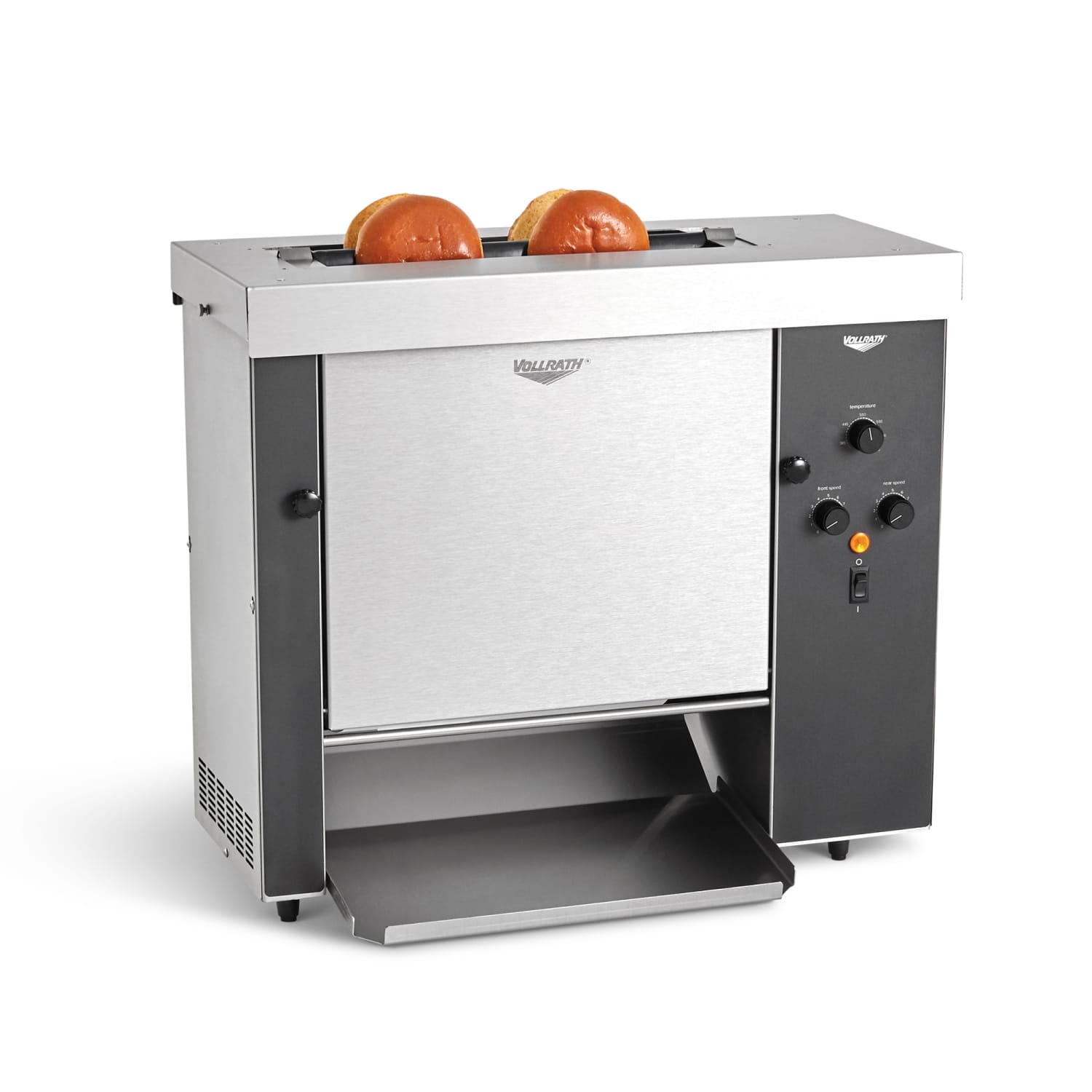 Vollrath VCT4-208 Vertical Bun Toaster - 1400 Slices/hr w/ 1 Product Opening, 208v, Stainless Steel