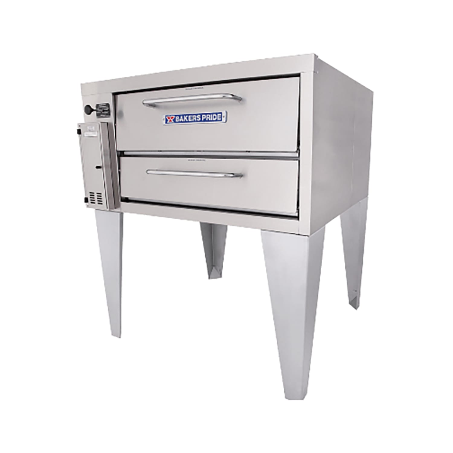 Bakers Pride 251 NG Super Deck Floor Model Single Pizza Deck Oven - Natural Gas, Stainless Steel, Gas Type: NG