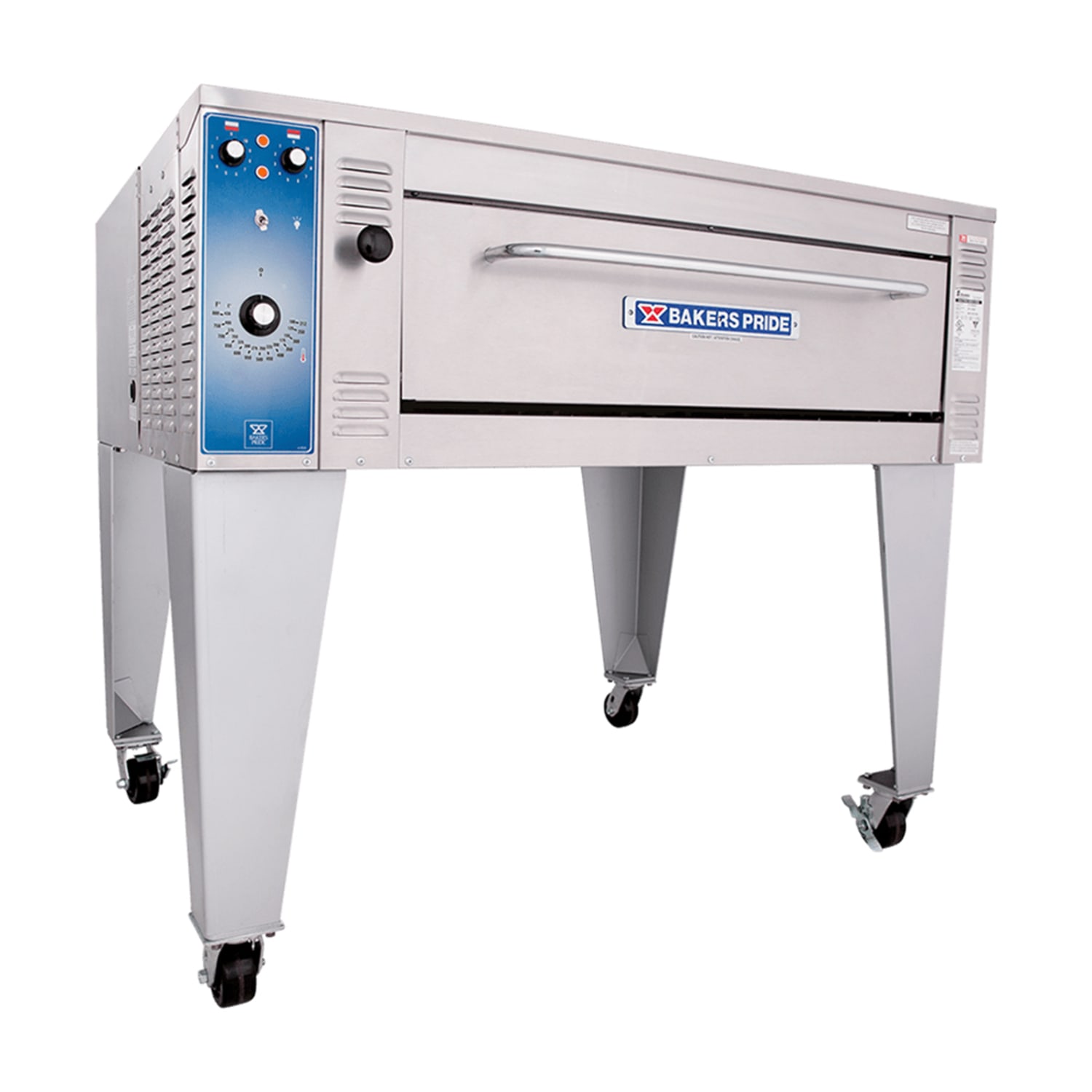 Bakers Pride EP-1-8-5736 Super Deck Floor Model Single Pizza Deck Oven - 208v, Stainless Steel
