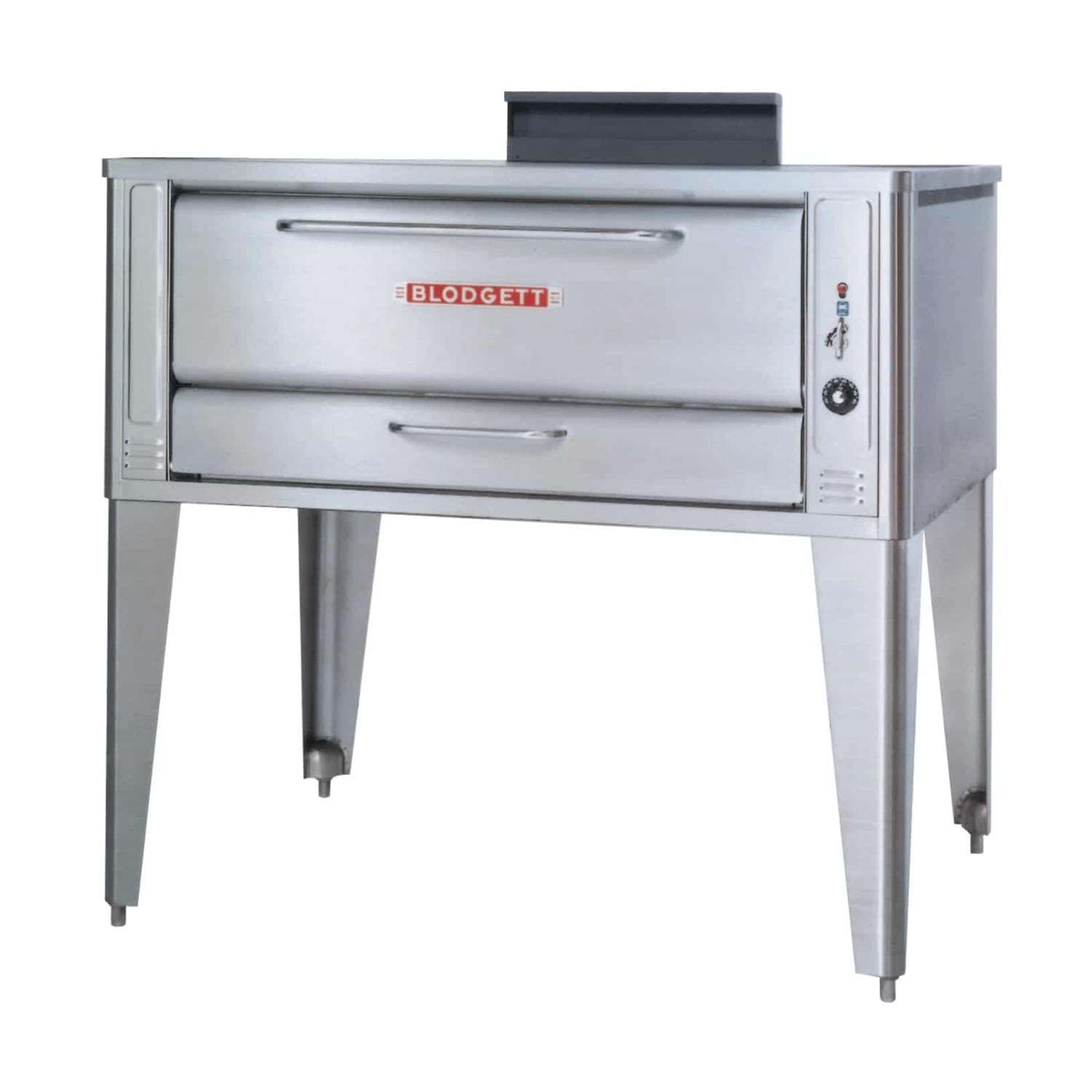 Blodgett 1048ADDL LP Floor Model Single Pizza Deck Oven - Liquid Propane, Stainless Steel, Gas Type: LP