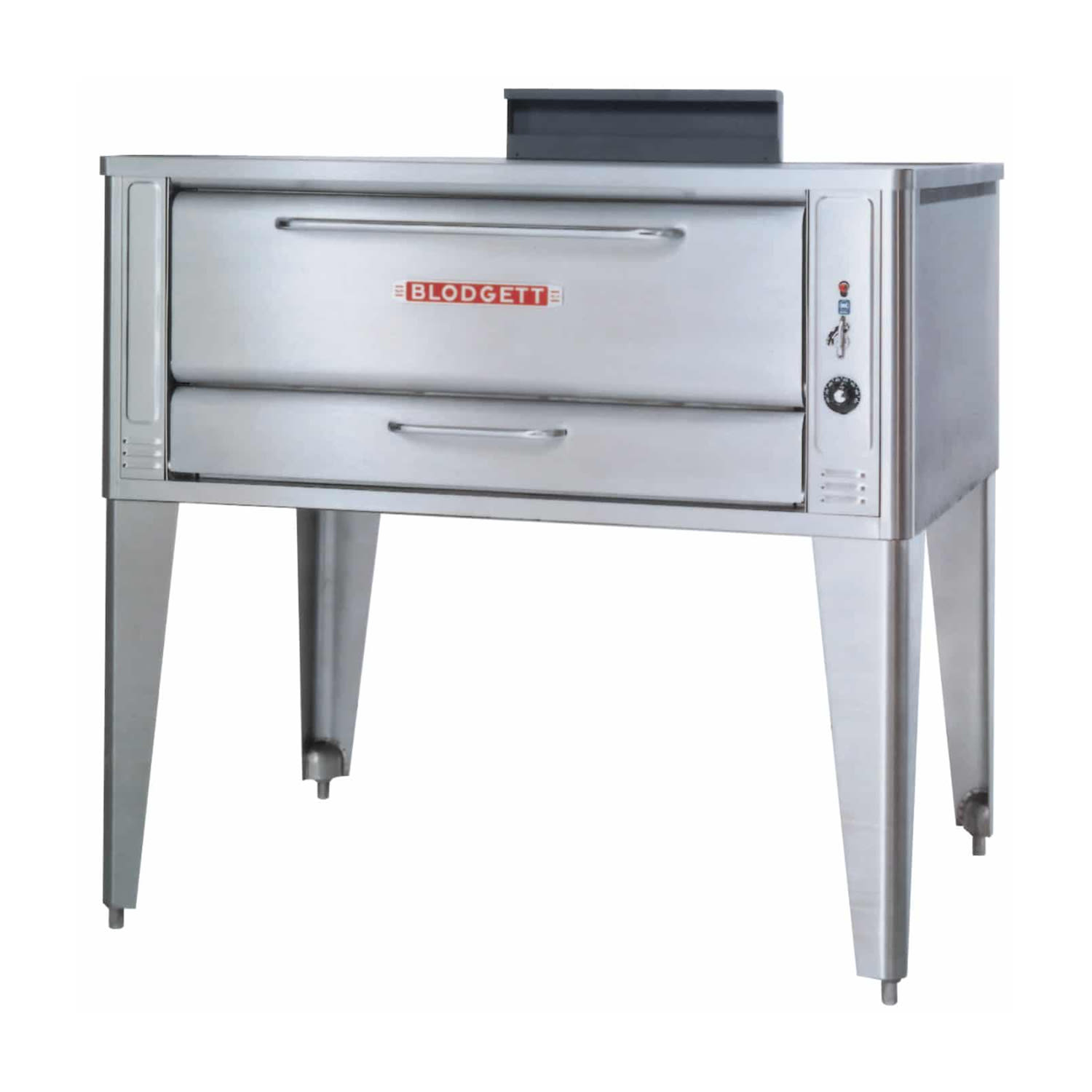 Blodgett 1048SINGLE LP Floor Model Single Pizza Deck Oven - Liquid Propane, 85,000 BTU, Stainless Steel, Gas Type: LP