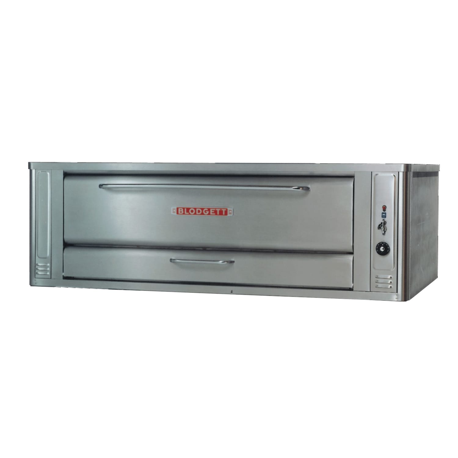 Blodgett 1060ADDL NG Floor Model Single Pizza Deck Oven - Natural Gas, 85,000 BTU, Stainless Steel, Gas Type: NG