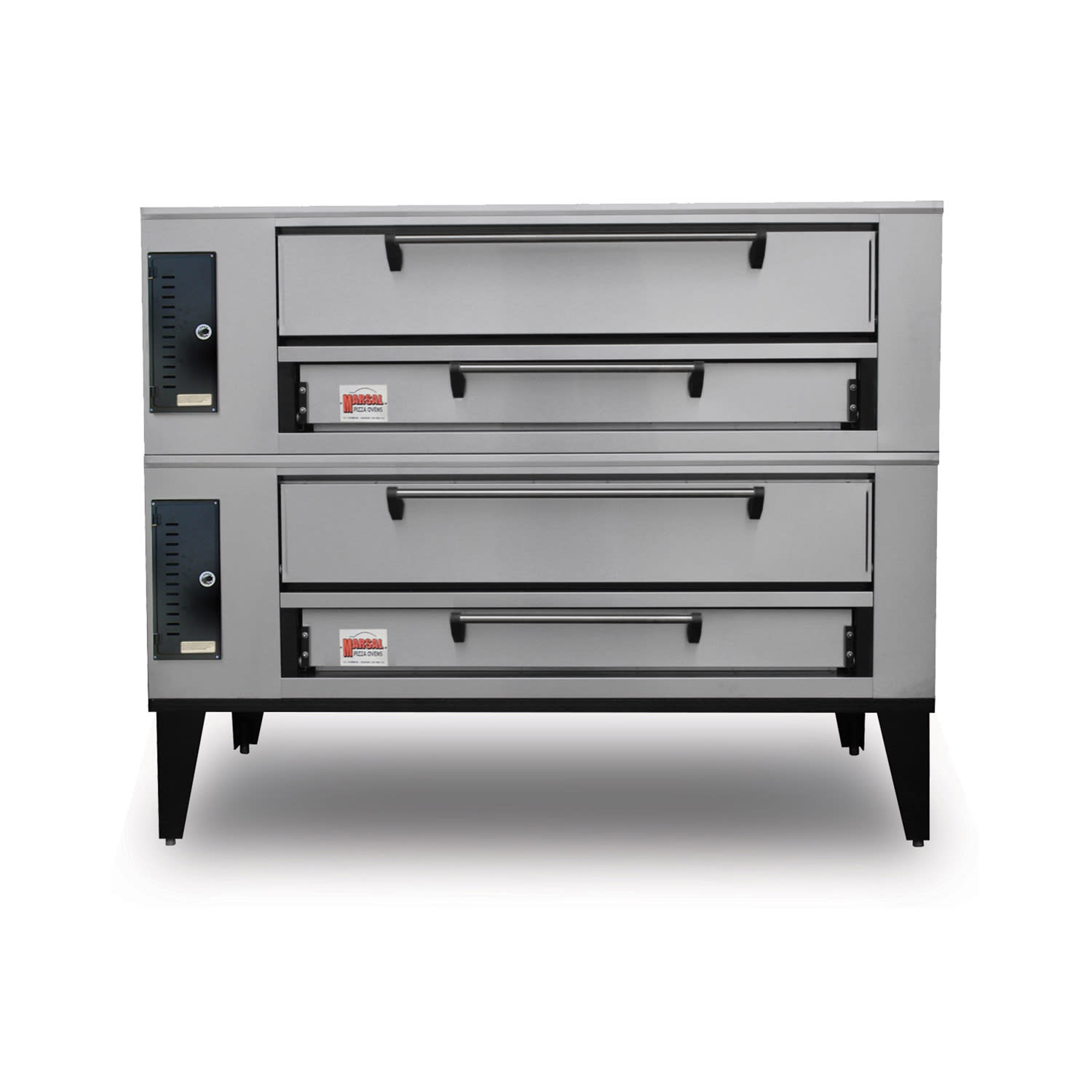 Blodgett 1048DOUBLE LP Floor Model Double Pizza Deck Oven - Liquid Propane, 170,000 BTU, Stainless Steel, Gas Type: LP