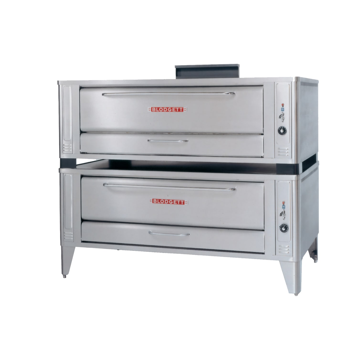 Blodgett 1060DOUBLE LP Floor Model Double Pizza Deck Oven - Liquid Propane, 170,000 BTU, Stainless Steel, Gas Type: LP