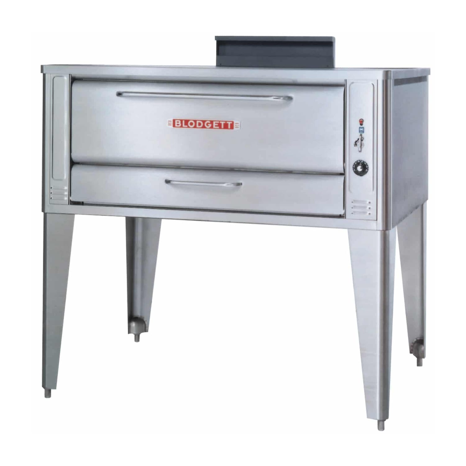 Blodgett 1048ADDL NG Floor Model Single Pizza Deck Oven - Natural Gas, Stainless Steel, Gas Type: NG