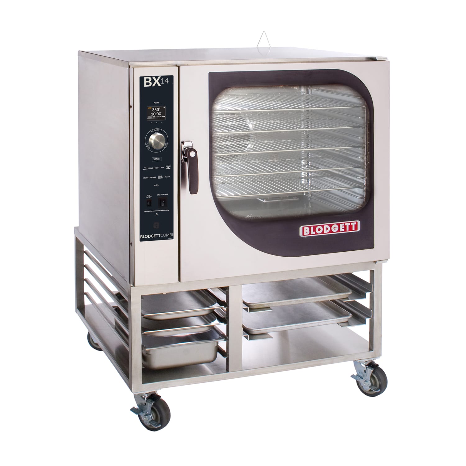Blodgett BX-14ESGL 208/3 Full-Size Combi Oven, Boilerless, 208v/3ph, (14) 12"" x 20"" Pan Capacity, Stainless Steel