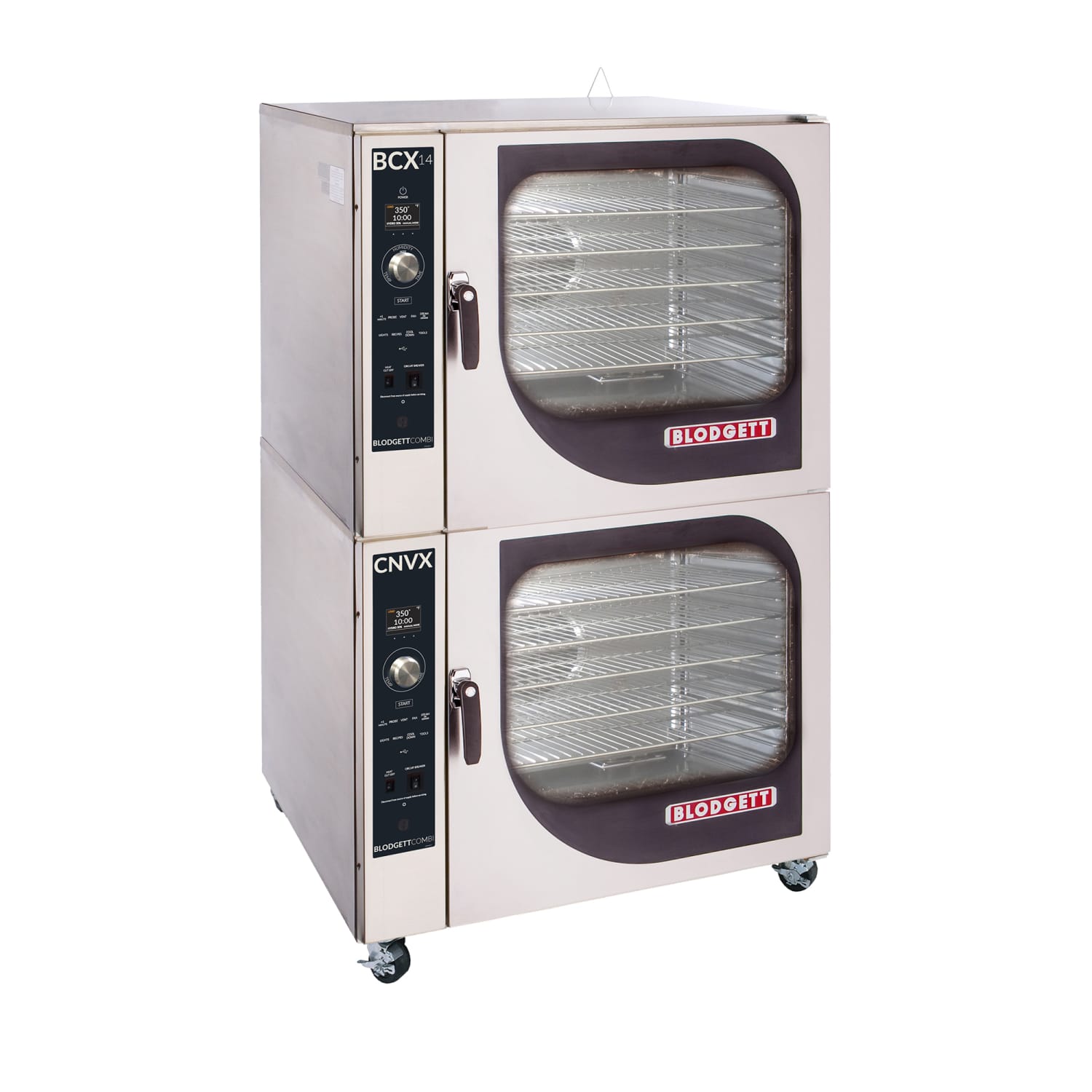 Blodgett BX-14EDBL 208/3 Double Full-Size Combi Oven, Boilerless, 208v/3ph, (28) 12"" x 20"" Pan Capacity, Stainless Steel