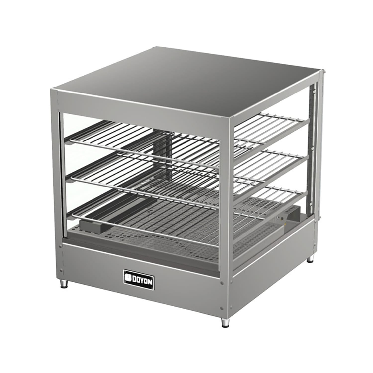 Doyon DRP3 20 1/8 Heated Pizza Merchandiser w/ 3 Levels, 120v, Stainless Steel
