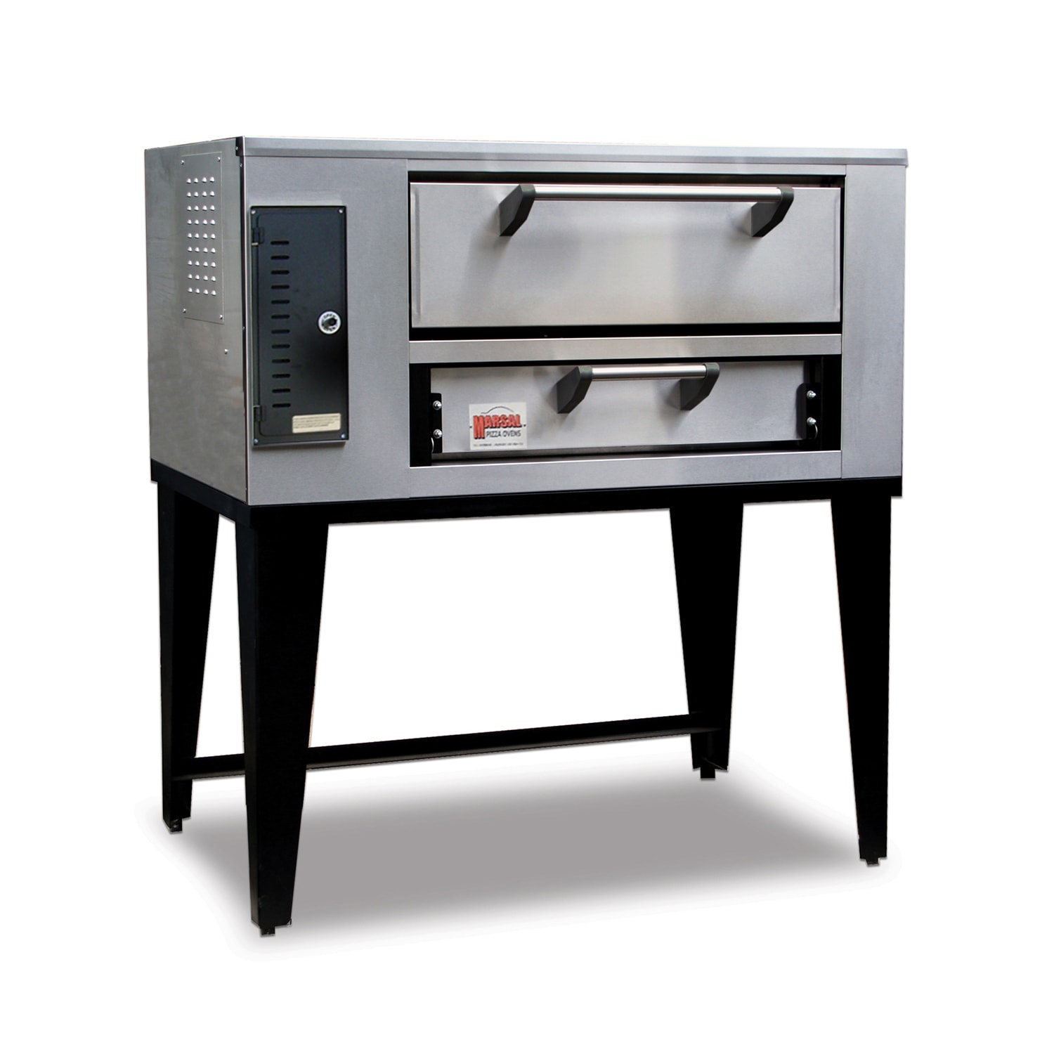 Marsal SD-1048 LP Floor Model Single Pizza Deck Oven - Liquid Propane, Single Deck, Stainless Steel, Gas Type: LP