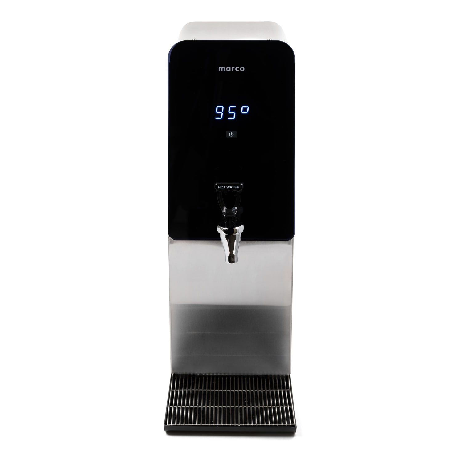 Marco Beverage Systems 1000763US MT Series Countertop Low Volume Plumbed Hot Water Dispenser - 2.1 gal, 220v, Silver