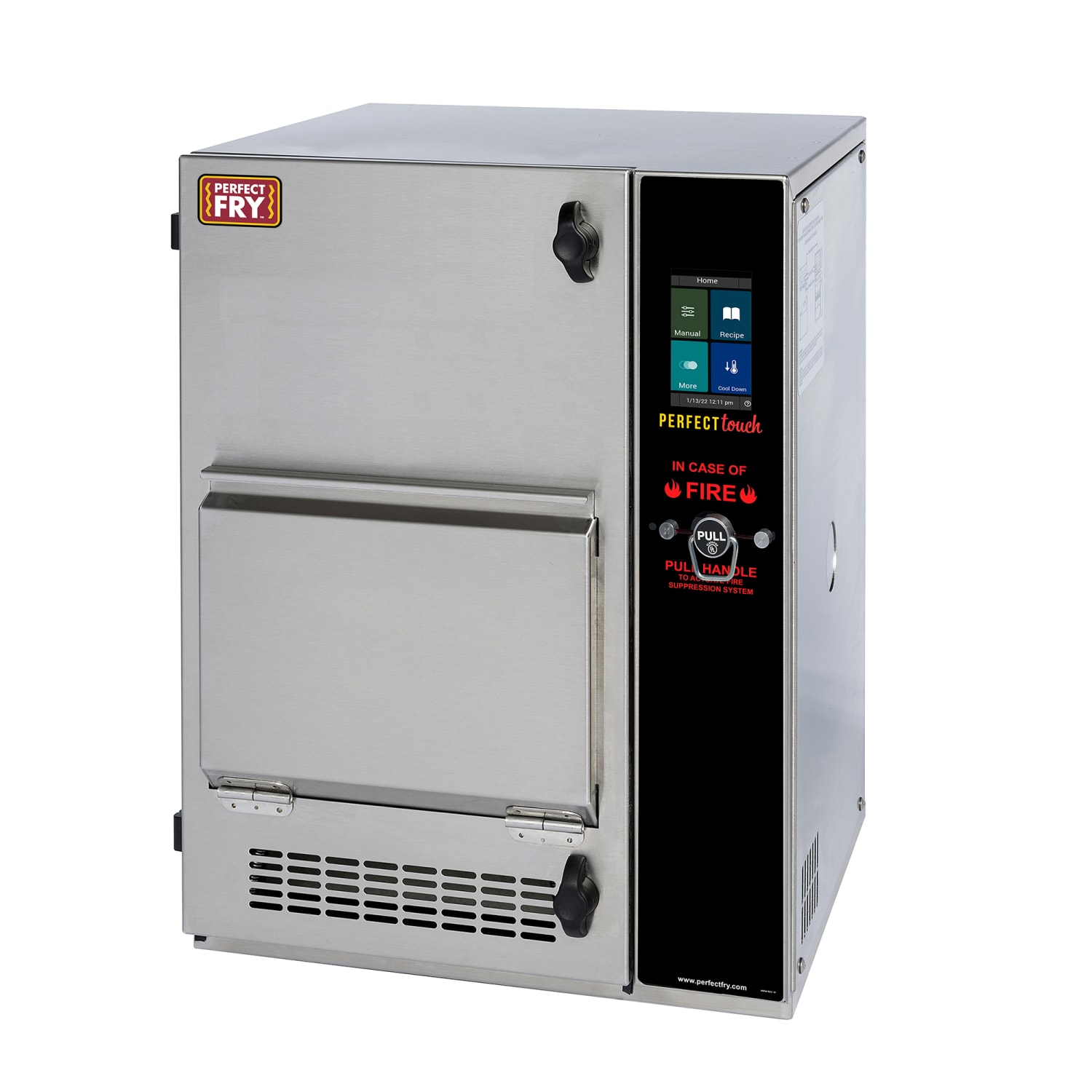 Perfect Fry PFC730 240/1 Ventless Semi-Automatic Countertop Commercial Electric Fryer - 15.34 lb Vat, 240v/1ph