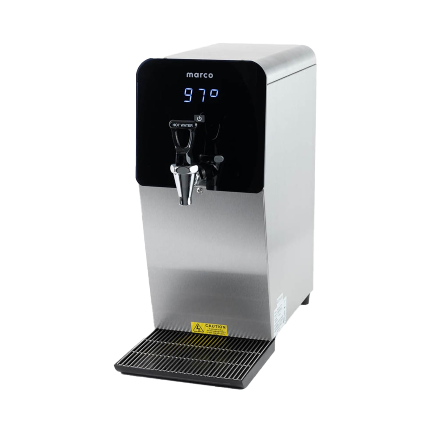 Marco Beverage Systems 1000762US MT Series Countertop Low Volume Plumbed Hot Water Dispenser - 1 gal, 220v, Silver