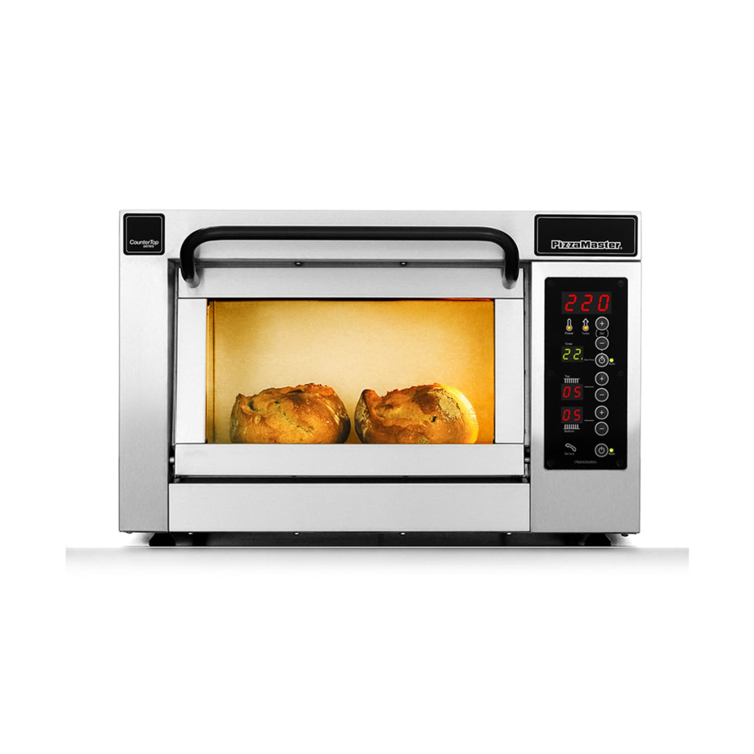 PizzaMaster PM451ED-1 450 Series Countertop Single Multi-Purpose Deck Oven - 208v, Stainless Steel