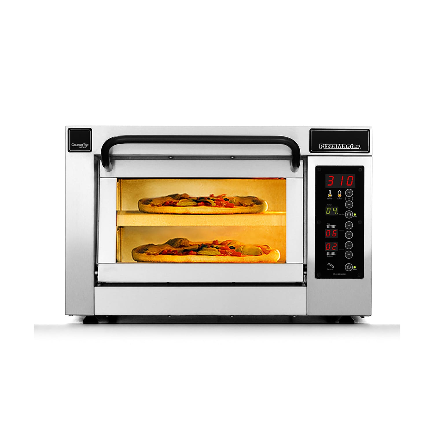 PizzaMaster PM551ED-2 550 Series Countertop Single Multi-Purpose Deck Oven - 208v, Stainless Steel