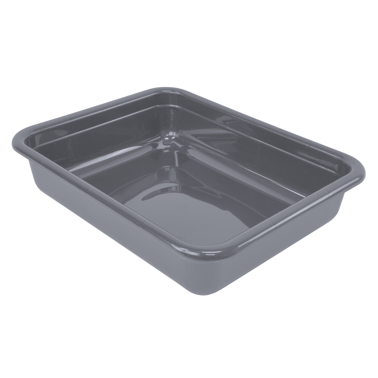 B2956032 Bussing Tub 20 x 15 x 5 in. Flat Bottom Bus Box - Polypropylene - Gray - Pack of 12