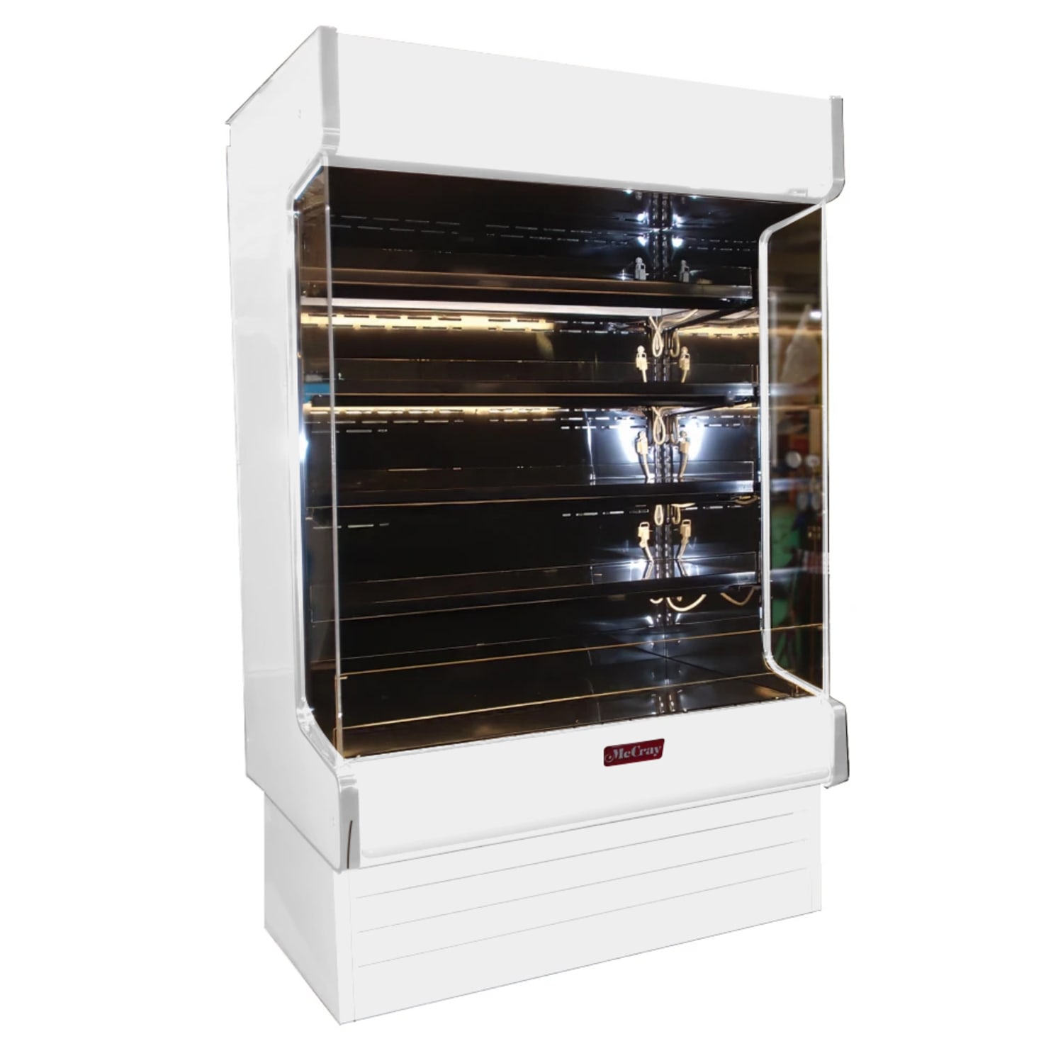 Howard-McCray SC-OD35E-3-LED-LC 39 Vertical Open Air Cooler w/ 4 Levels, 115v, White