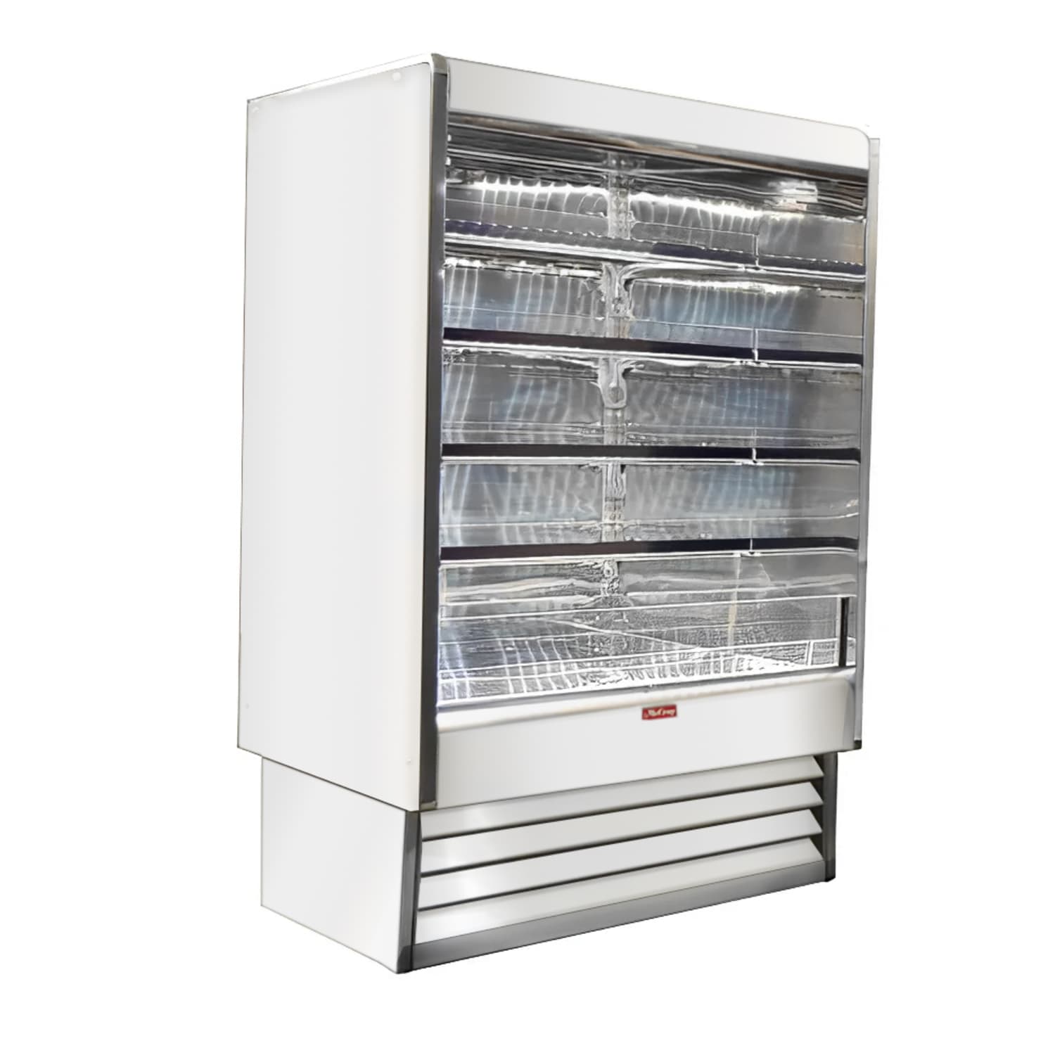 Howard-McCray SC-OD35E-6-LED 75 Vertical Open Air Cooler w/ 4 Levels, 115/208-230v, White