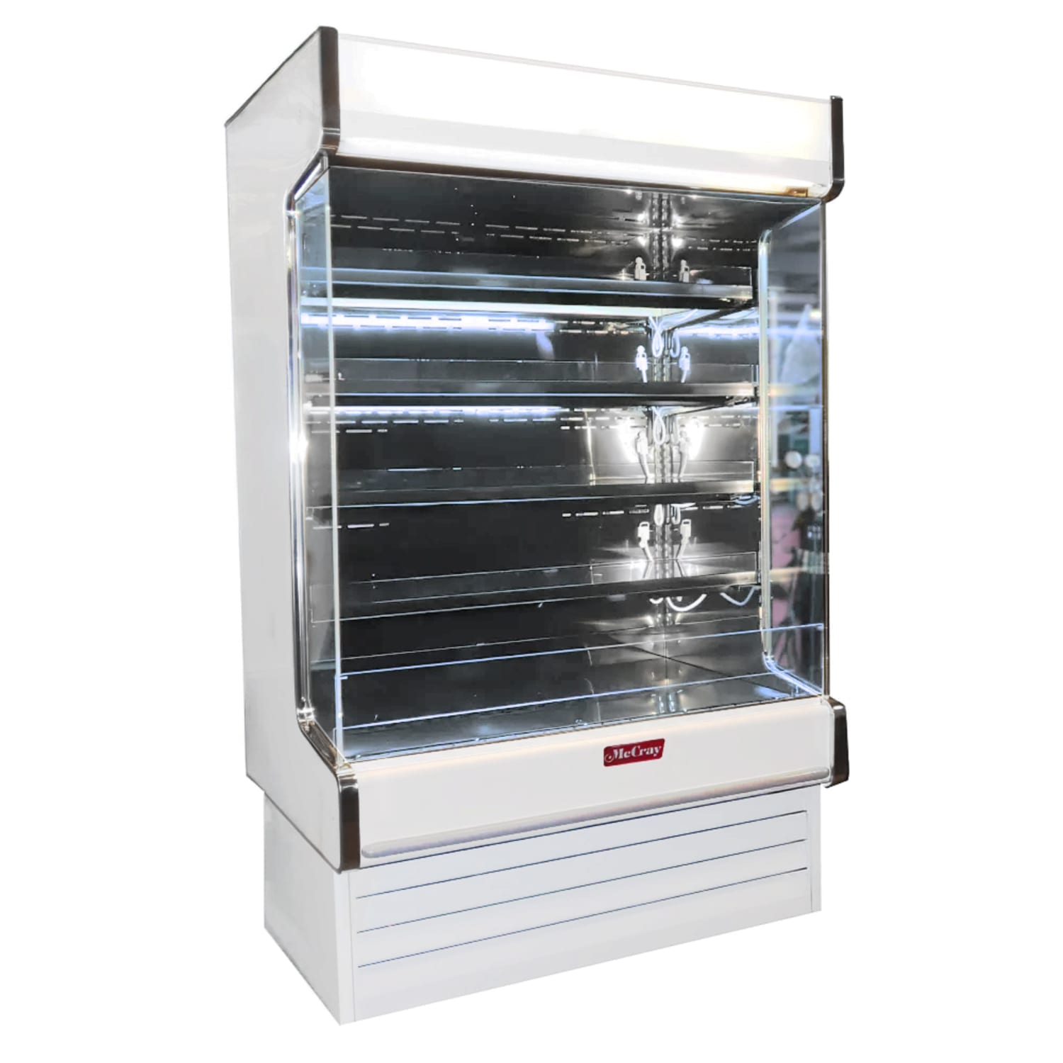 Howard-McCray SC-OD35E-5-LED-LC 63 Vertical Open Air Cooler w/ 4 Levels, 115/208-230v, White