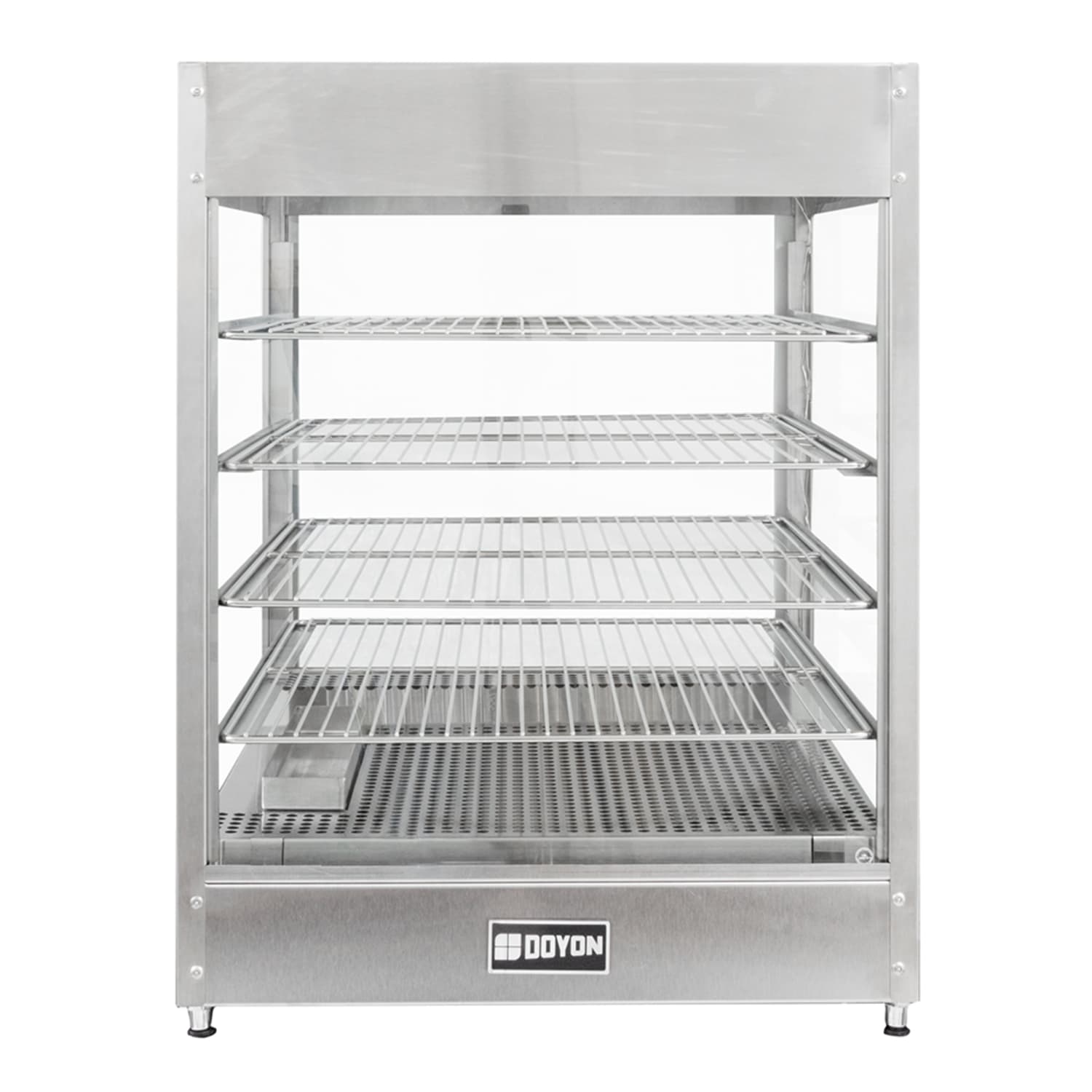 Doyon DRP4S 22 3/8 Heated Pizza Merchandiser w/ 4 Levels, 120v, Stainless Steel