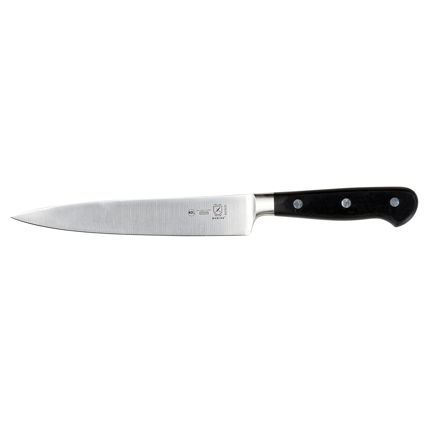 Mercer Culinary M23630 7 Fillet Knife w/ Black Ergonomic Delrin Handle, High-Carbon German Steel