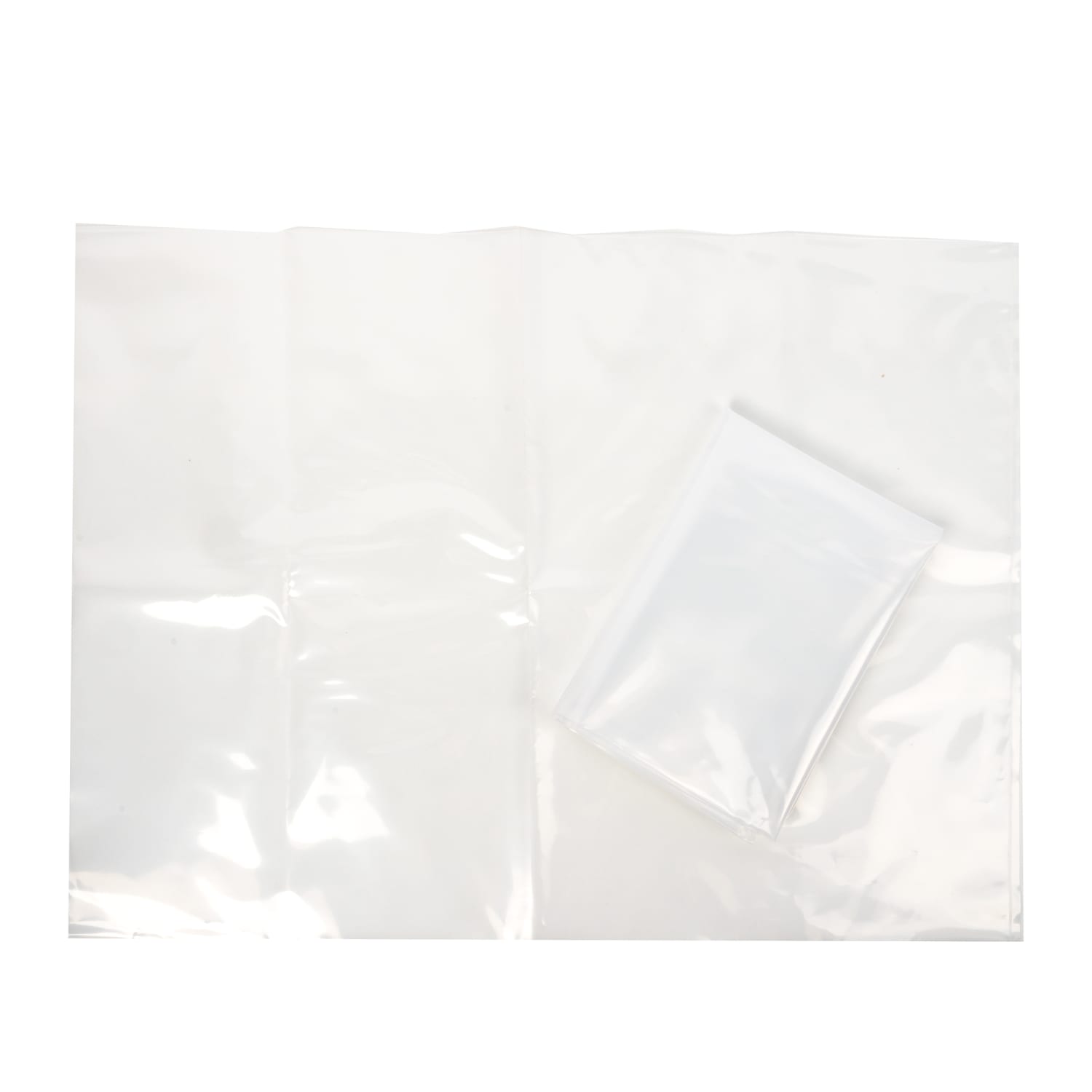 LK Packaging 60F-1824 Open Ended Flat Food Storage Bag - 18 X 24, Poly, Clear, Case of 250
