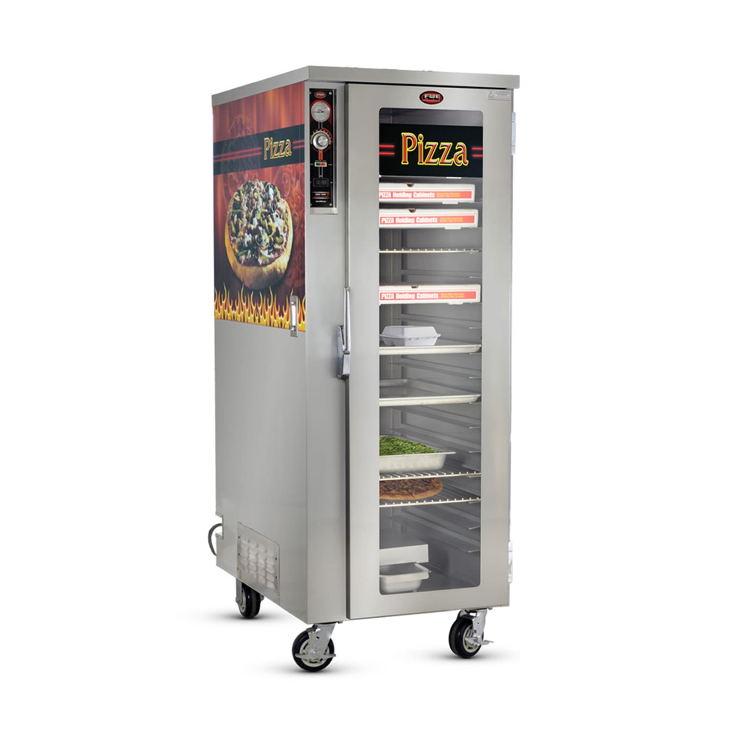FWE TS-1633-36 Full Height Pizza Holding Cabinet w/ 36 Pizza Box Capacity, 120v, Insulated, Stainless Steel