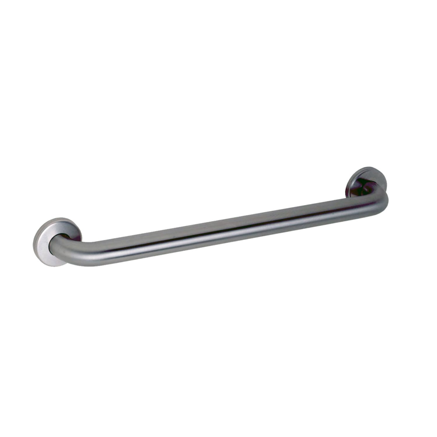 Gamco 150S-5L 32 x 16 Left Hand Configuration Angle Bar w/ 1 1/2 Diameter Tubing, Satin Finish Stainless Steel