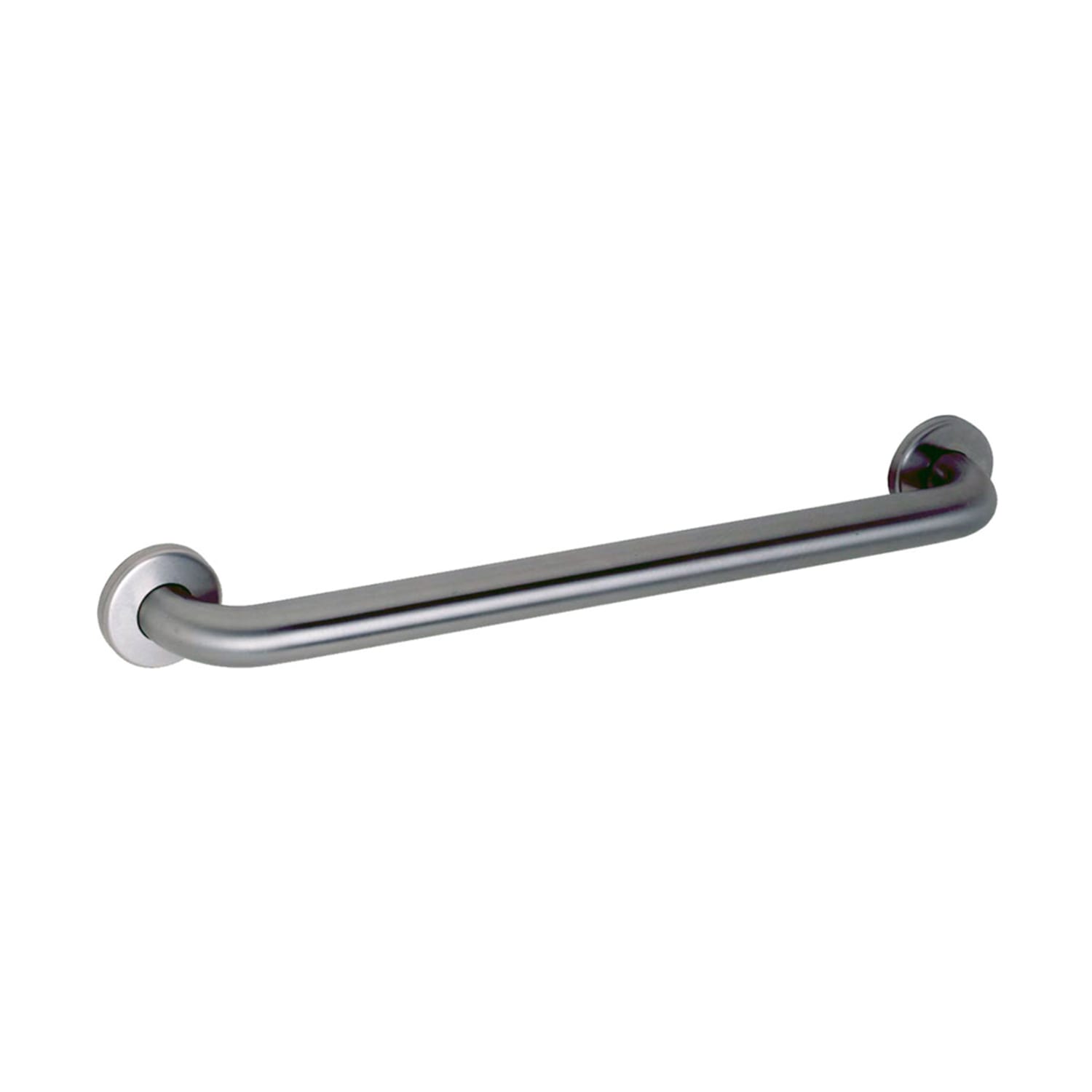 Gamco 150S-5R 32 x 16 Right Hand Configuration Angle Bar w/ 1 1/2 Diameter Tubing, Satin Finish Stainless Steel