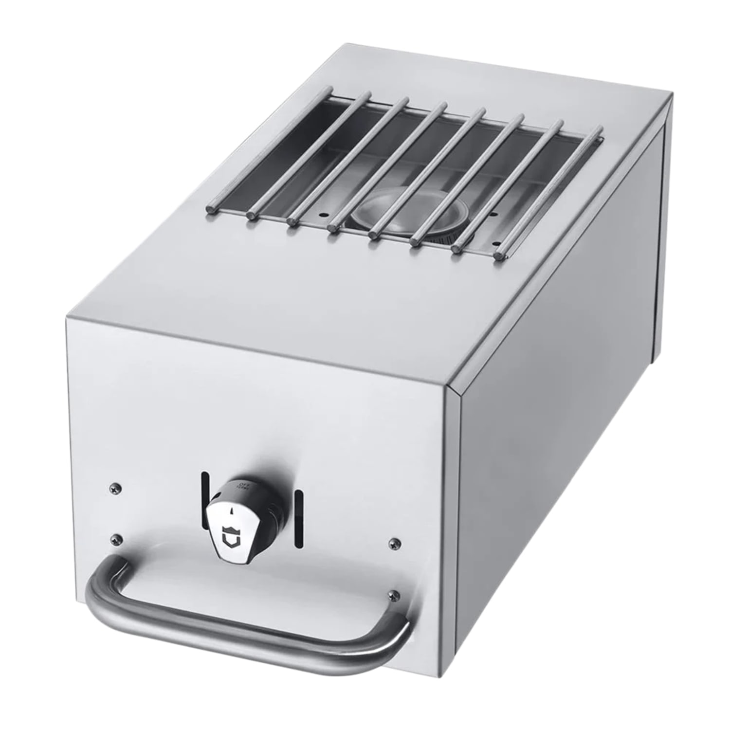 Crown Verity CV-SB-MCB-LP Liquid Propane Side Burner for All MCB, CCB, RCB, & MCC Models - Stainless Steel