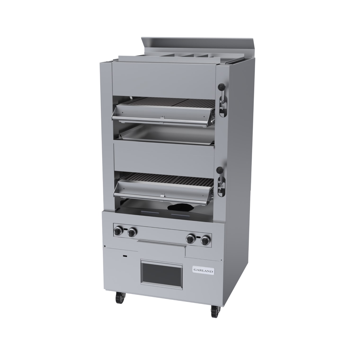 Garland M110XM LP Master Series Double Broiler, Two Infrared Decks w/ Enclosed Base, Liquid Propane, Stainless Steel, Gas Type: LP