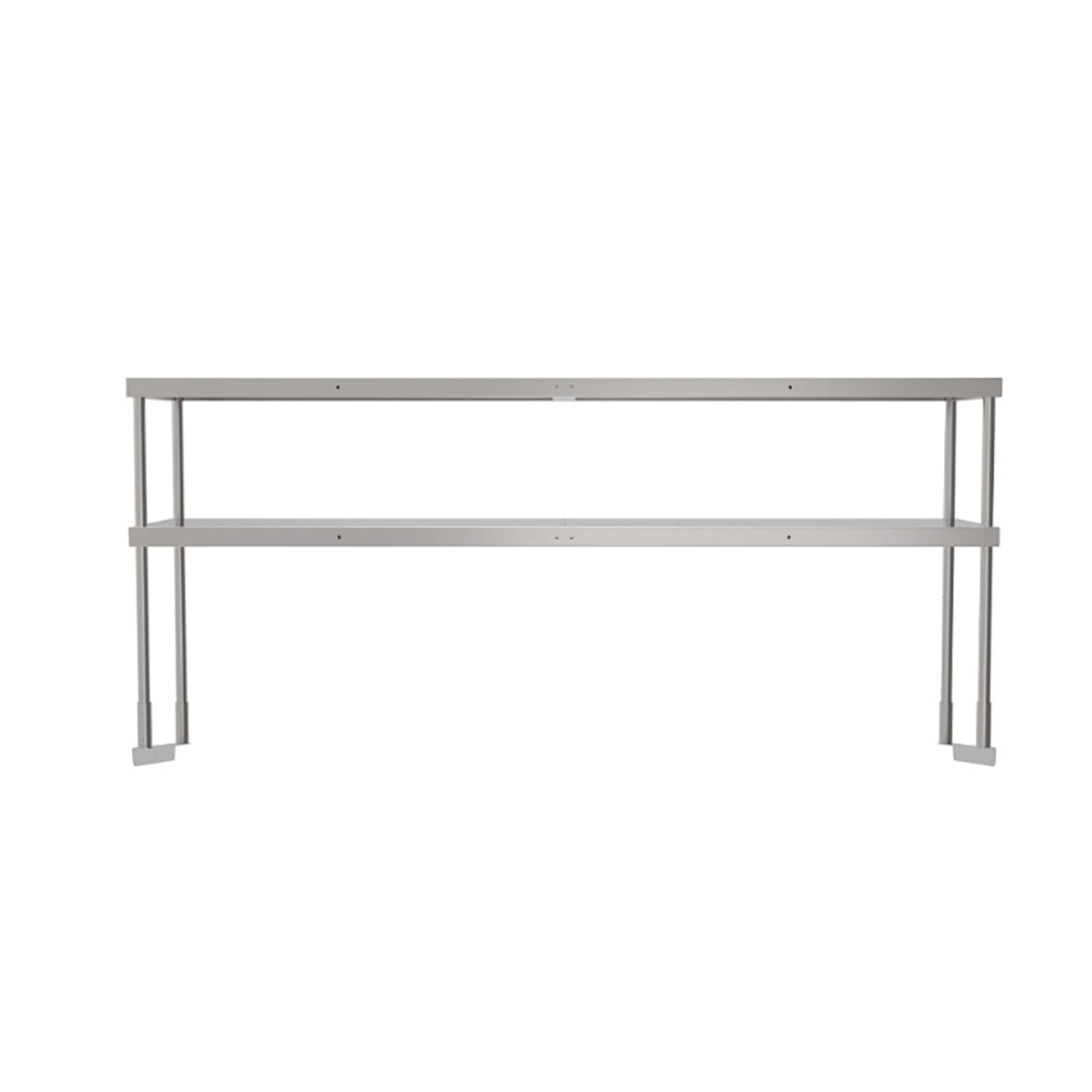 MoTak HSP70X Double Overshelf for MPR-70-X Pizza Prep Tables, Stainless Steel