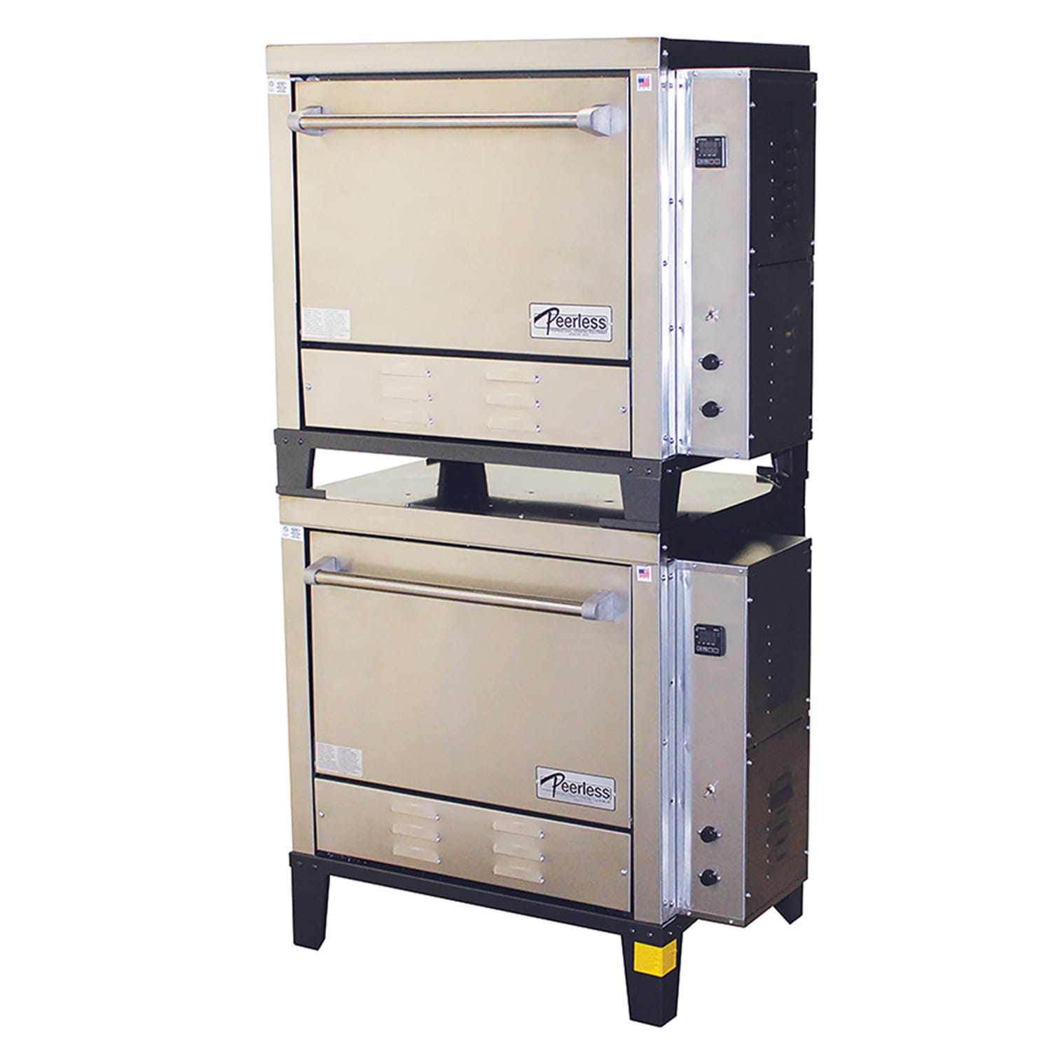 Peerless Ovens CE231PESC Floor Model Double Pizza Deck Oven - 220v, Stainless Steel