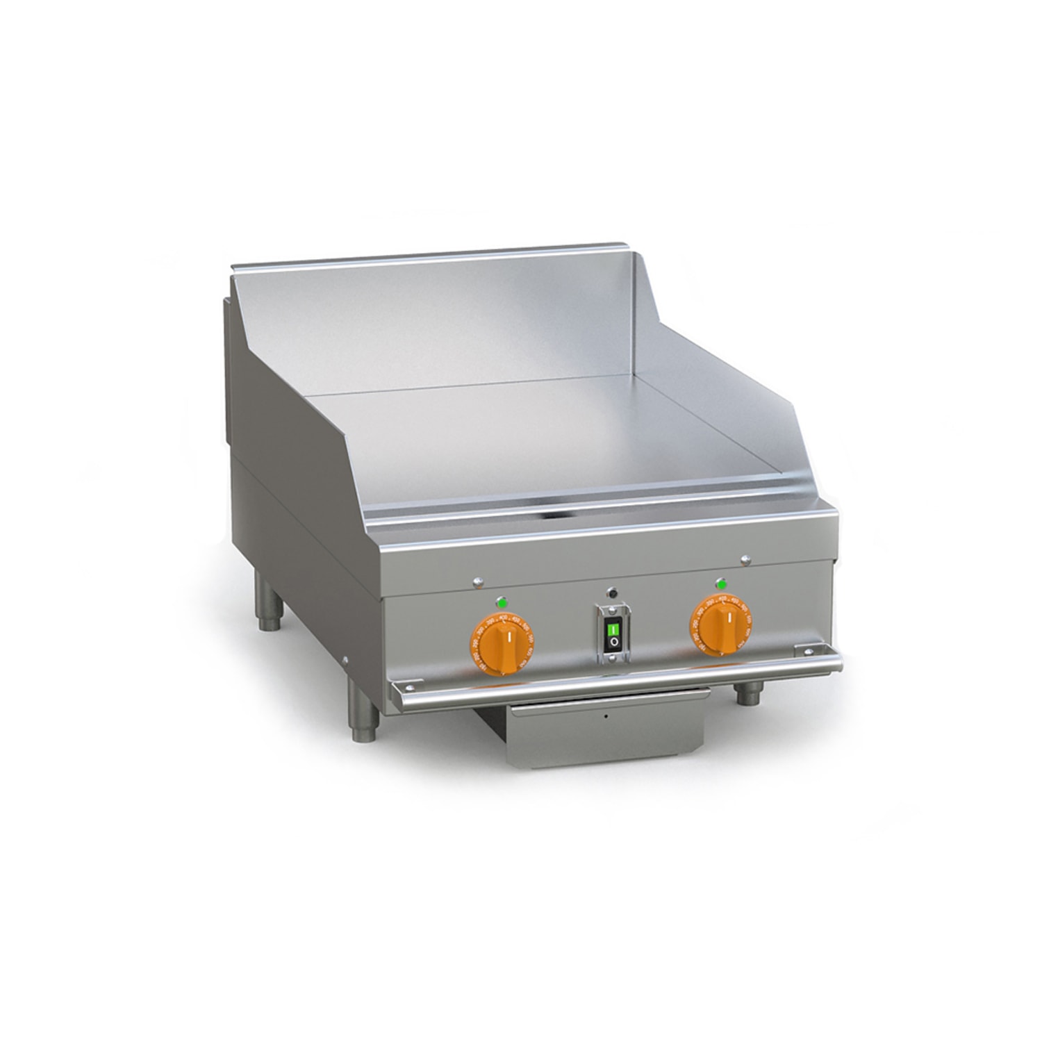 Wood Stone WS-GPL-2436-CT NG 24 Gas Plancha w/ Thermostatic Controls - 3/4 Steel Plate, Natural Gas, Stainless Steel, Gas Type: NG, 120 V