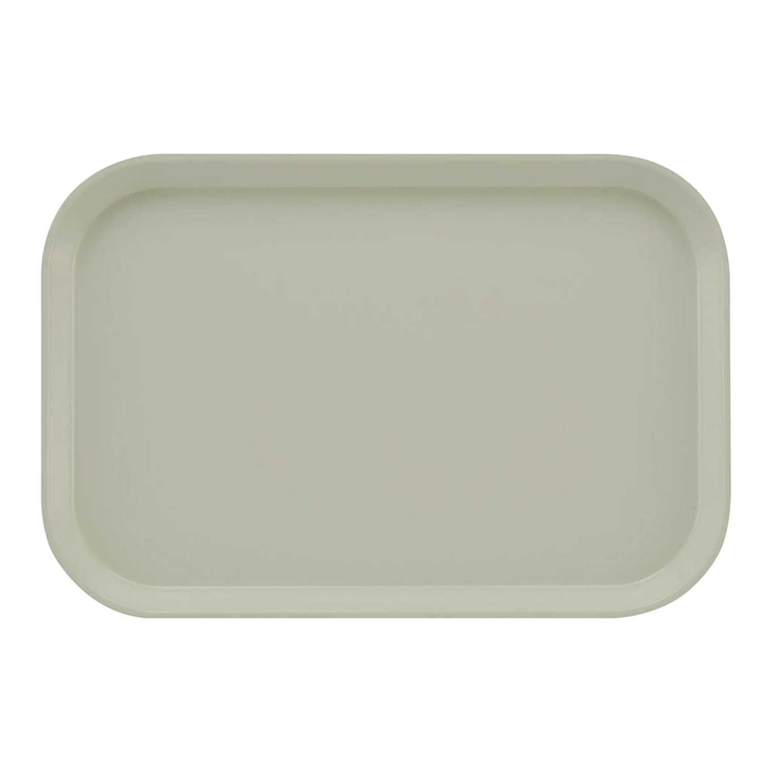Cambro 1116101 Fiberglass Camtray Cafeteria Tray Insert - 15 4/5L x 10 4/5W, Antique Parchment, Gray, 2 Dozen