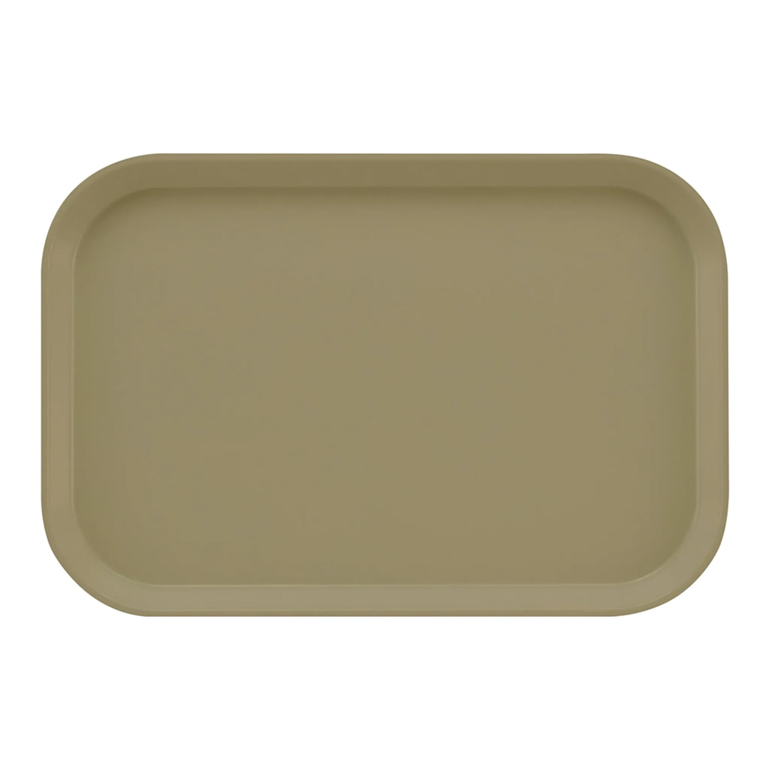 Cambro 1116104 Fiberglass Camtray Cafeteria Tray Insert - 15 4/5L x 10 4/5W, Desert Tan, Beige, 2 Dozen