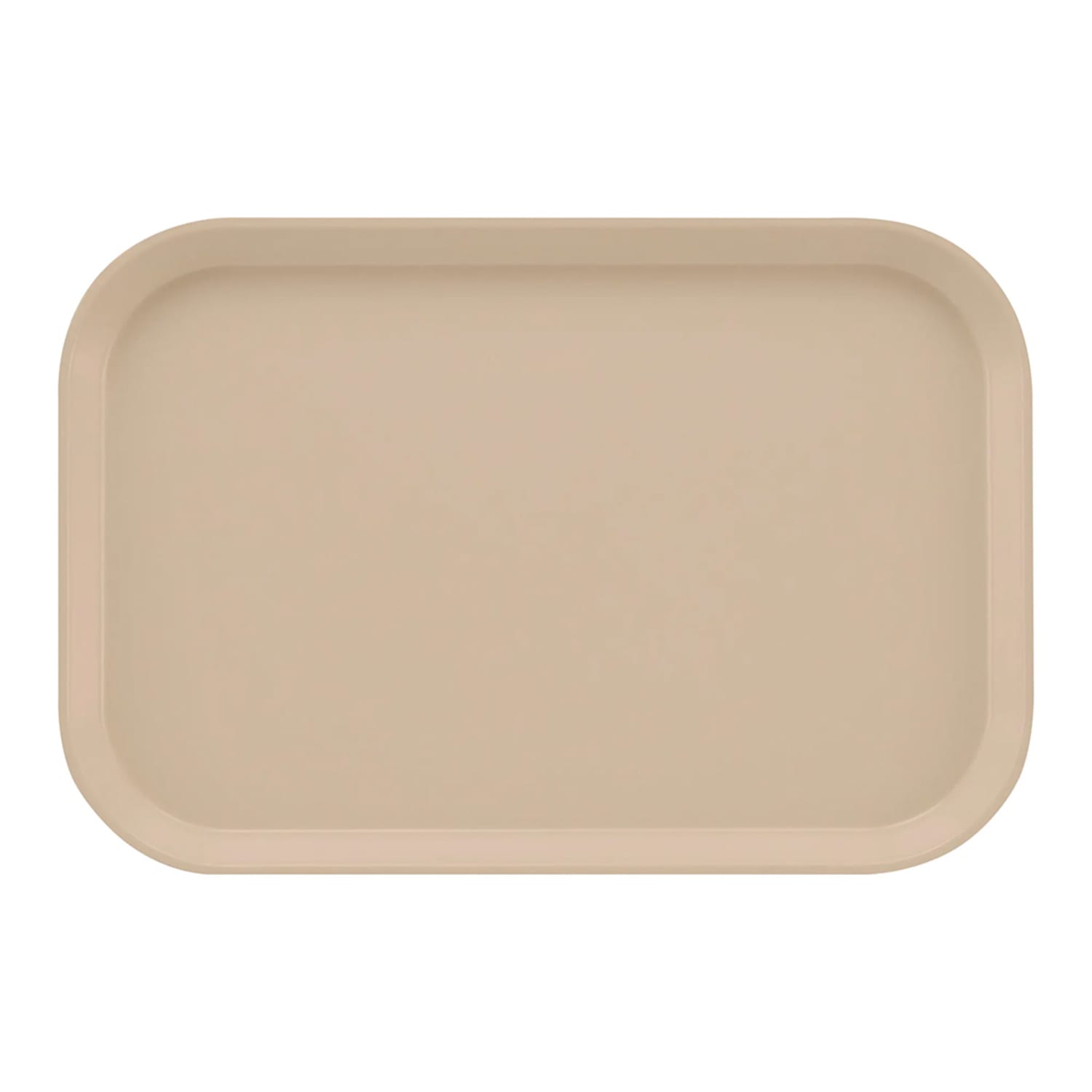 Cambro 1116106 Fiberglass Camtray Cafeteria Tray Insert - 15 4/5L x 10 4/5W, Light Peach, Beige, 2 Dozen