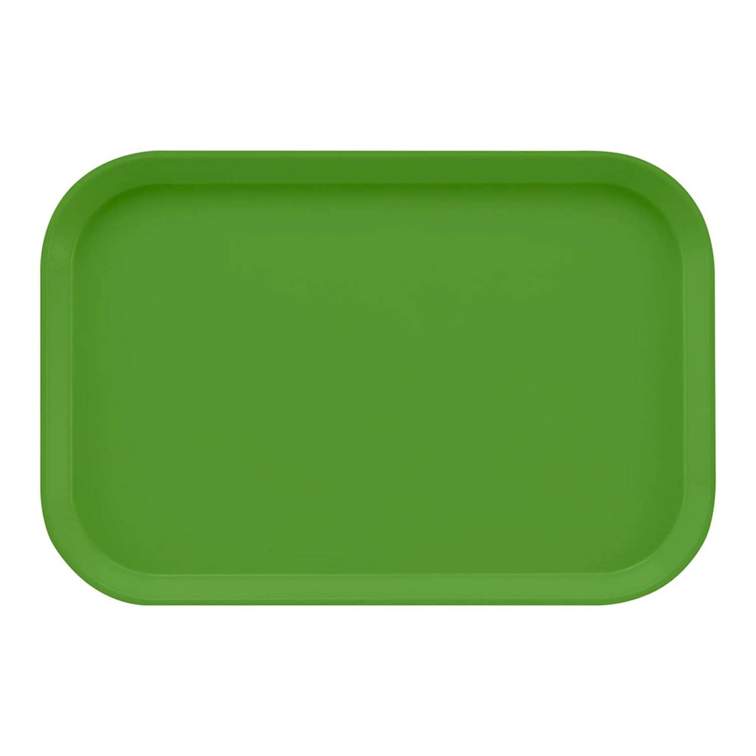 Cambro 1116113 Fiberglass Camtray Cafeteria Tray Insert - 15 4/5L x 10 4/5W, Limeade, Green, 2 Dozen