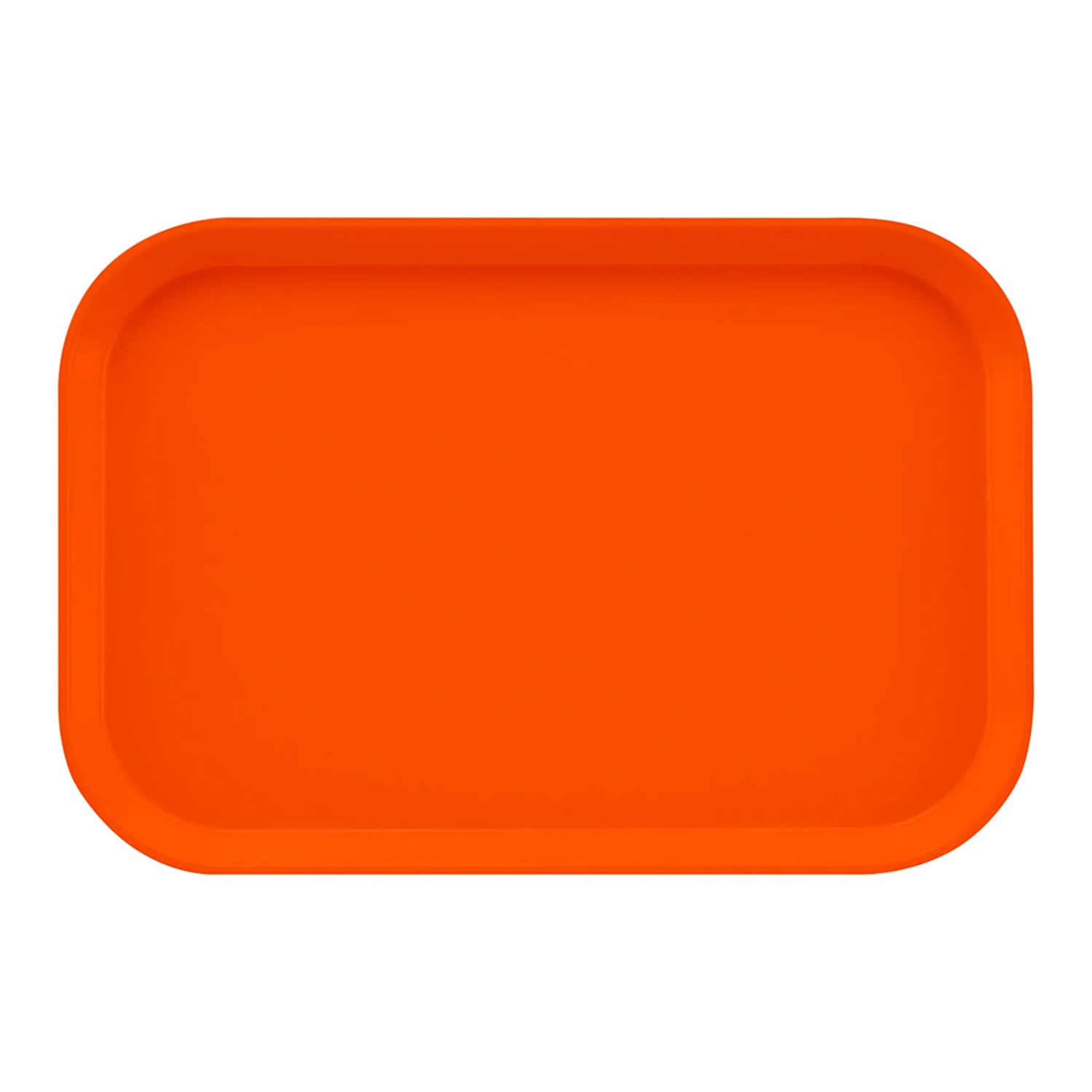 Cambro 1116220 Fiberglass Camtray Cafeteria Tray Insert - 15 4/5L x 10 4/5W, Citrus Orange, 2 Dozen