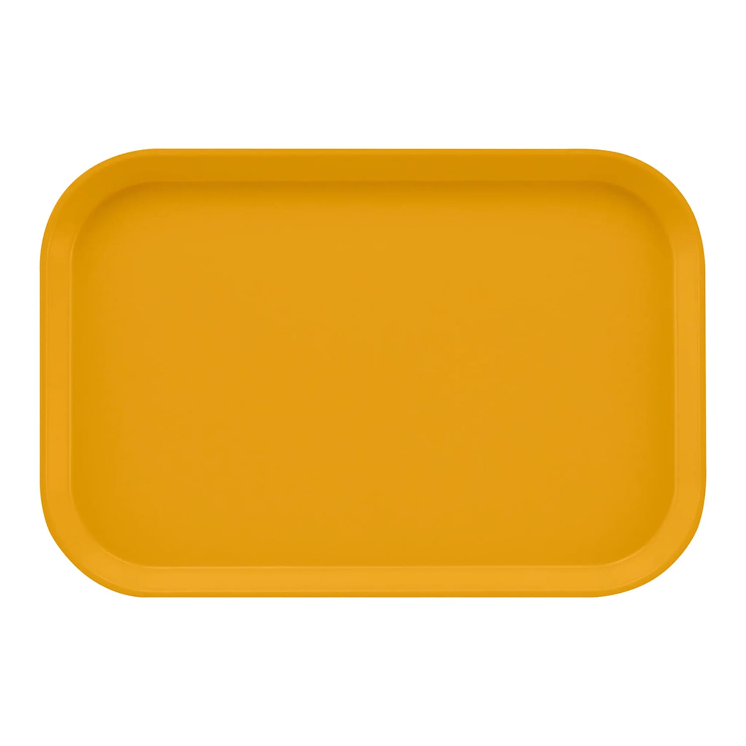 Cambro 1116171 Fiberglass Camtray Cafeteria Tray Insert - 15 4/5L x 10 4/5W, Tuscan Gold, Yellow, 2 Dozen