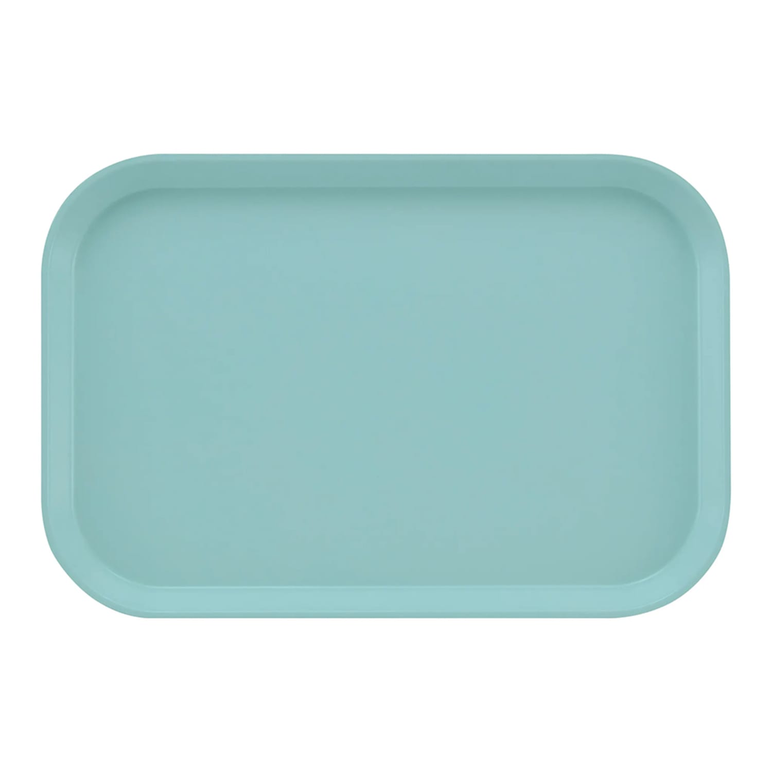 Cambro 1116177 Fiberglass Camtray Cafeteria Tray Insert - 15 4/5L x 10 4/5W, Sky Blue, 2 Dozen