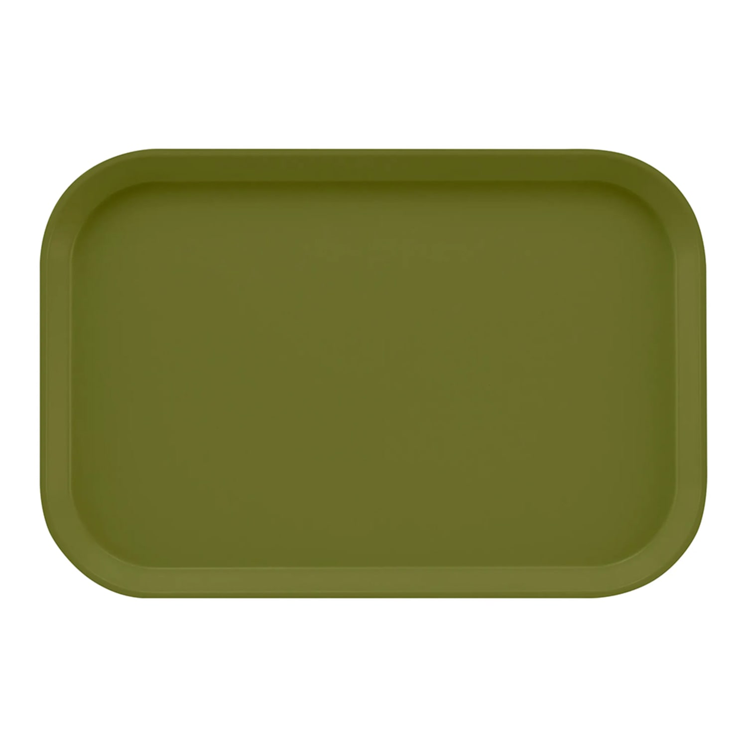 Cambro 1116428 Fiberglass Camtray Cafeteria Tray Insert - 15 4/5L x 10 4/5W, Olive Green, Dishwasher Safe, 2 Dozen