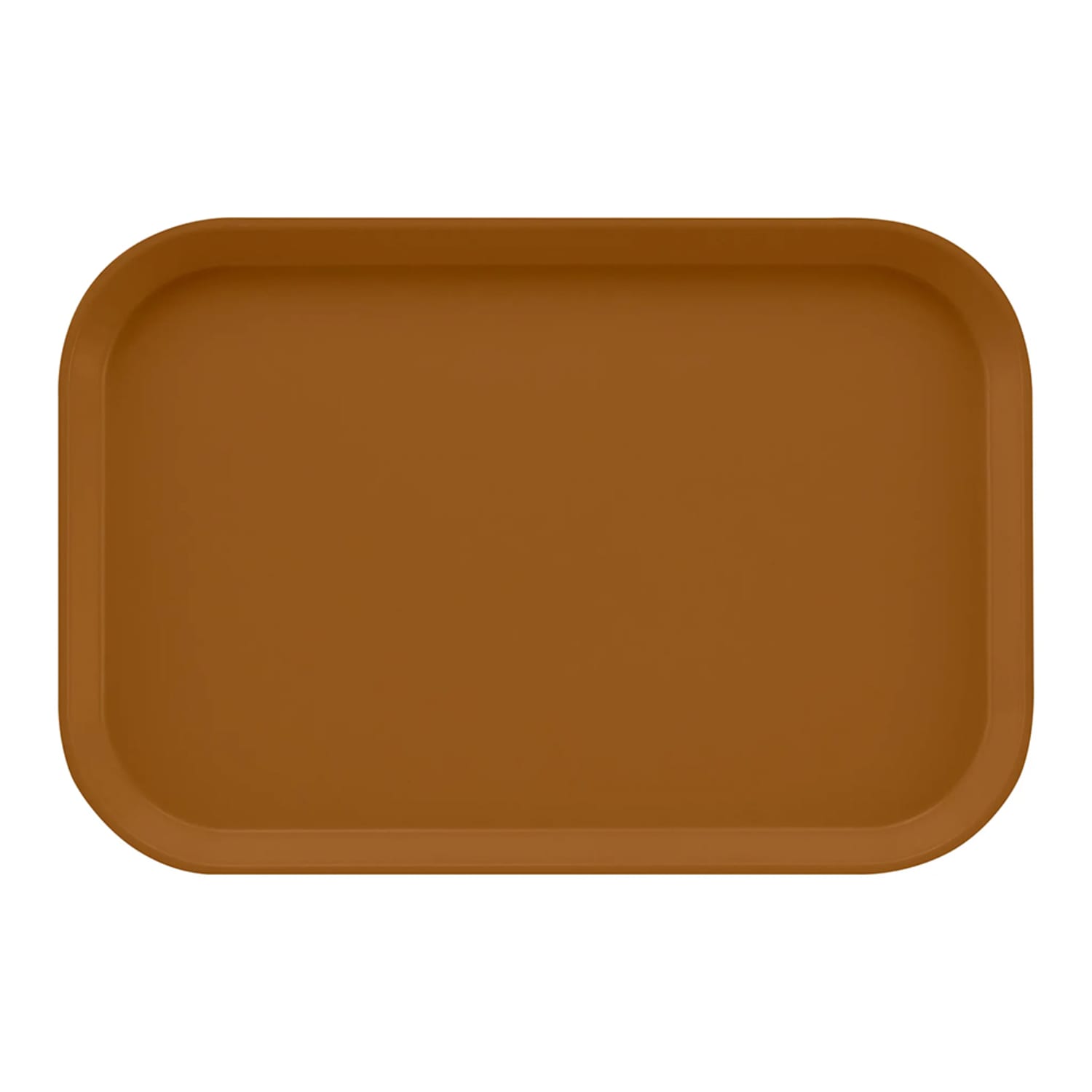 Cambro 1116508 Fiberglass Camtray Cafeteria Tray Insert - 15 4/5L x 10 4/5W, Suede Brown, Rectangular, Dishwasher Safe, 2 Dozen