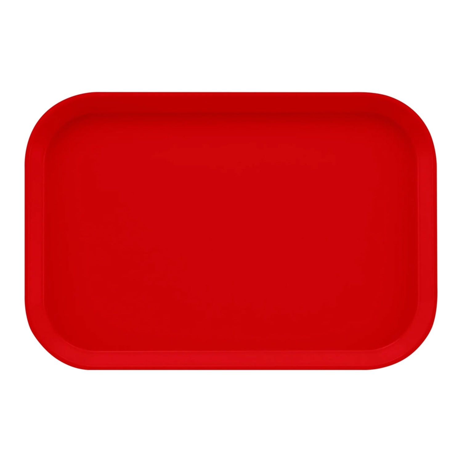 Cambro 1116510 Fiberglass Camtray Cafeteria Tray Insert - 15 4/5L x 10 4/5W, Signal Red, 2 Dozen