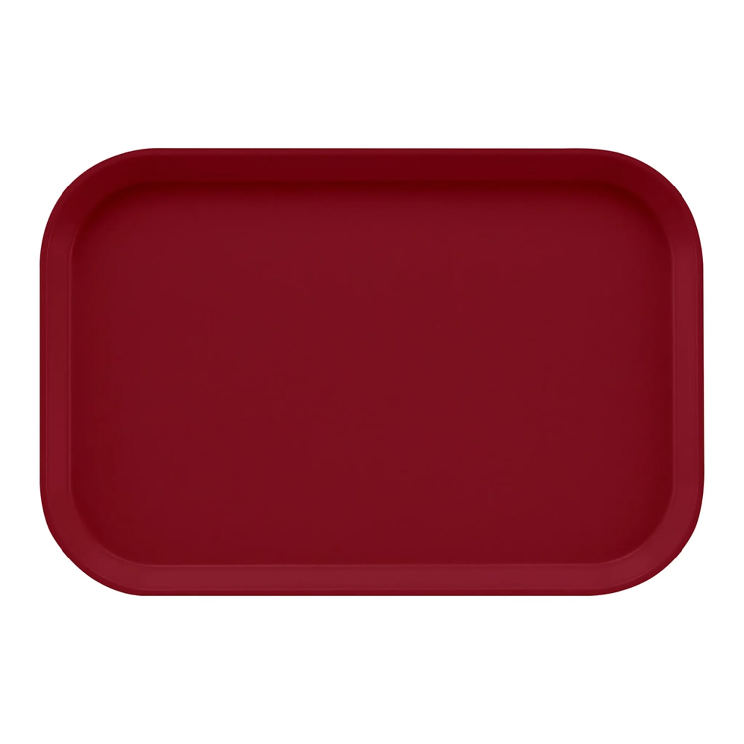 Cambro 1116522 Fiberglass Camtray Cafeteria Tray Insert - 15 4/5L x 10 4/5W, Burgundy Wine, Red, 2 Dozen
