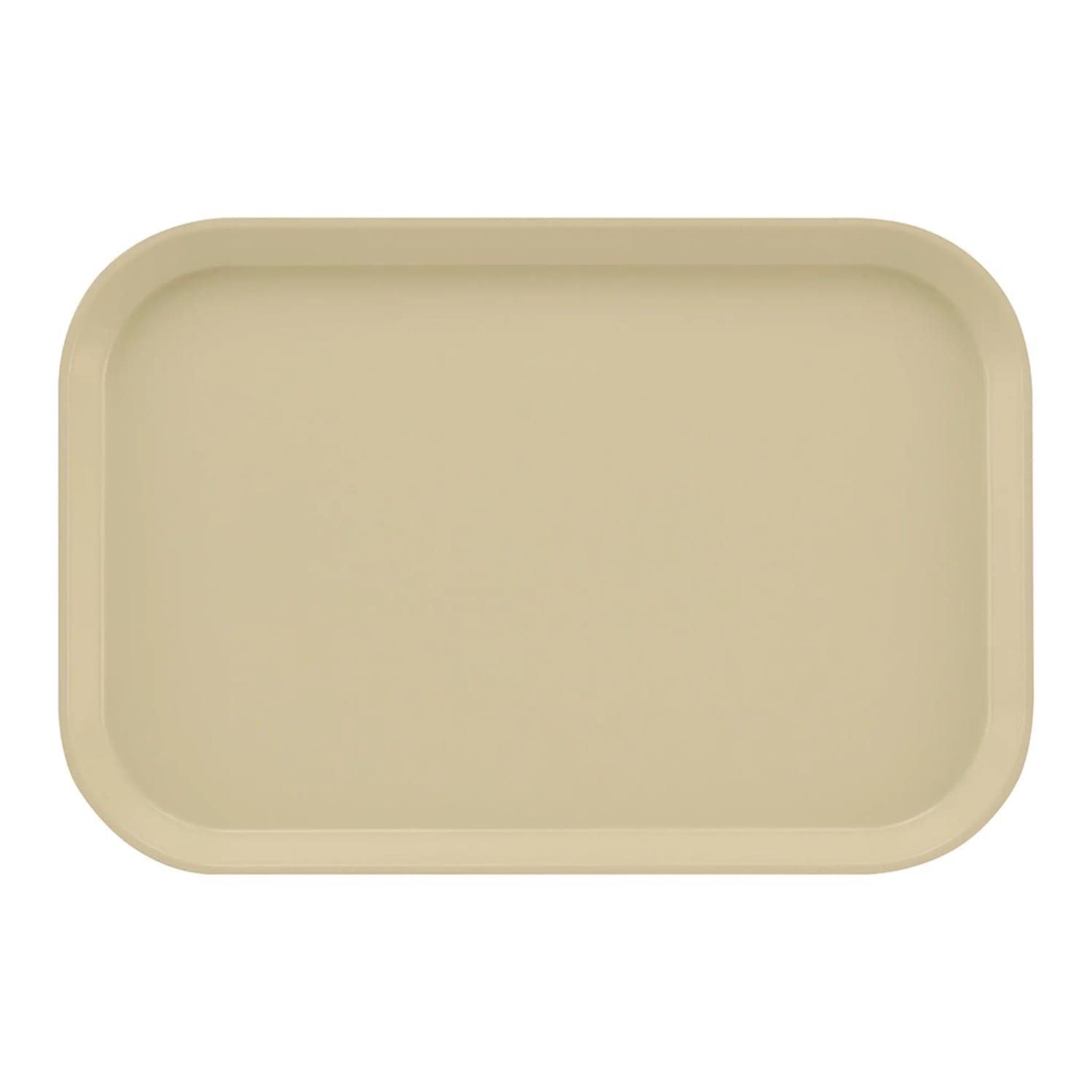Cambro 1116537 Fiberglass Camtray Cafeteria Tray Insert - 15 4/5L x 10 4/5W, Cameo Yellow, 2 Dozen