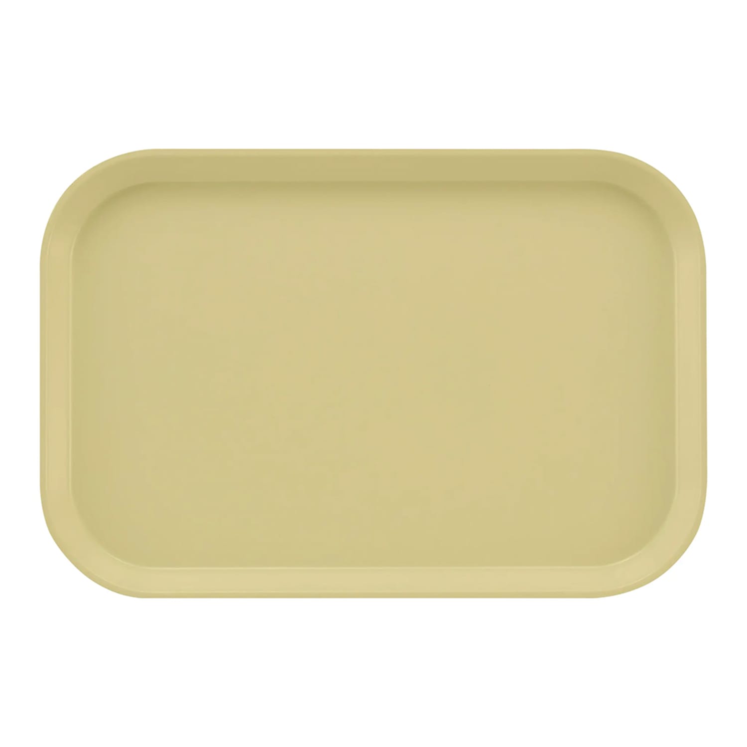 Cambro 1116536 Fiberglass Camtray Cafeteria Tray Insert - 15 4/5L x 10 4/5W, Lemon Chiffon, Yellow, 2 Dozen